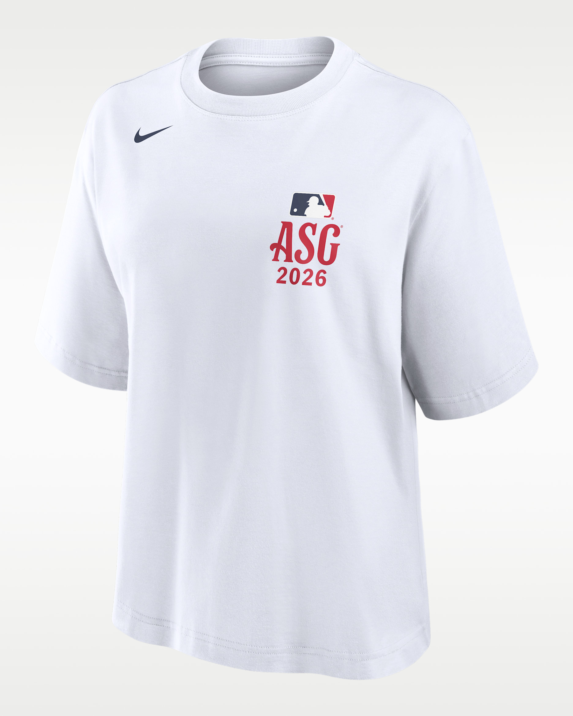2026 All-Star Game Arch Logo Boxy Women's Nike MLB T-Shirt - White