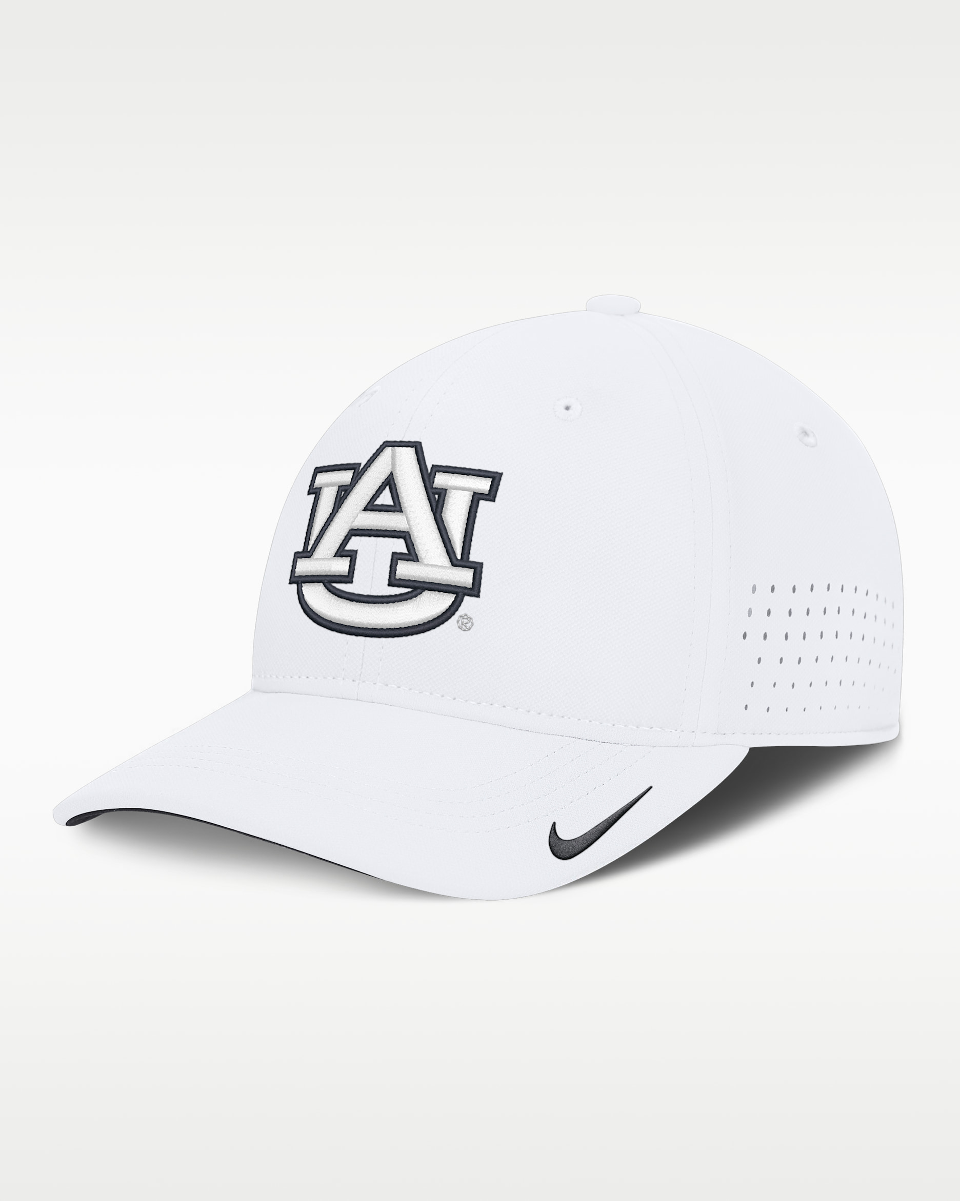 Auburn Sideline Practice Men's Nike Dri-FIT College Hat - White