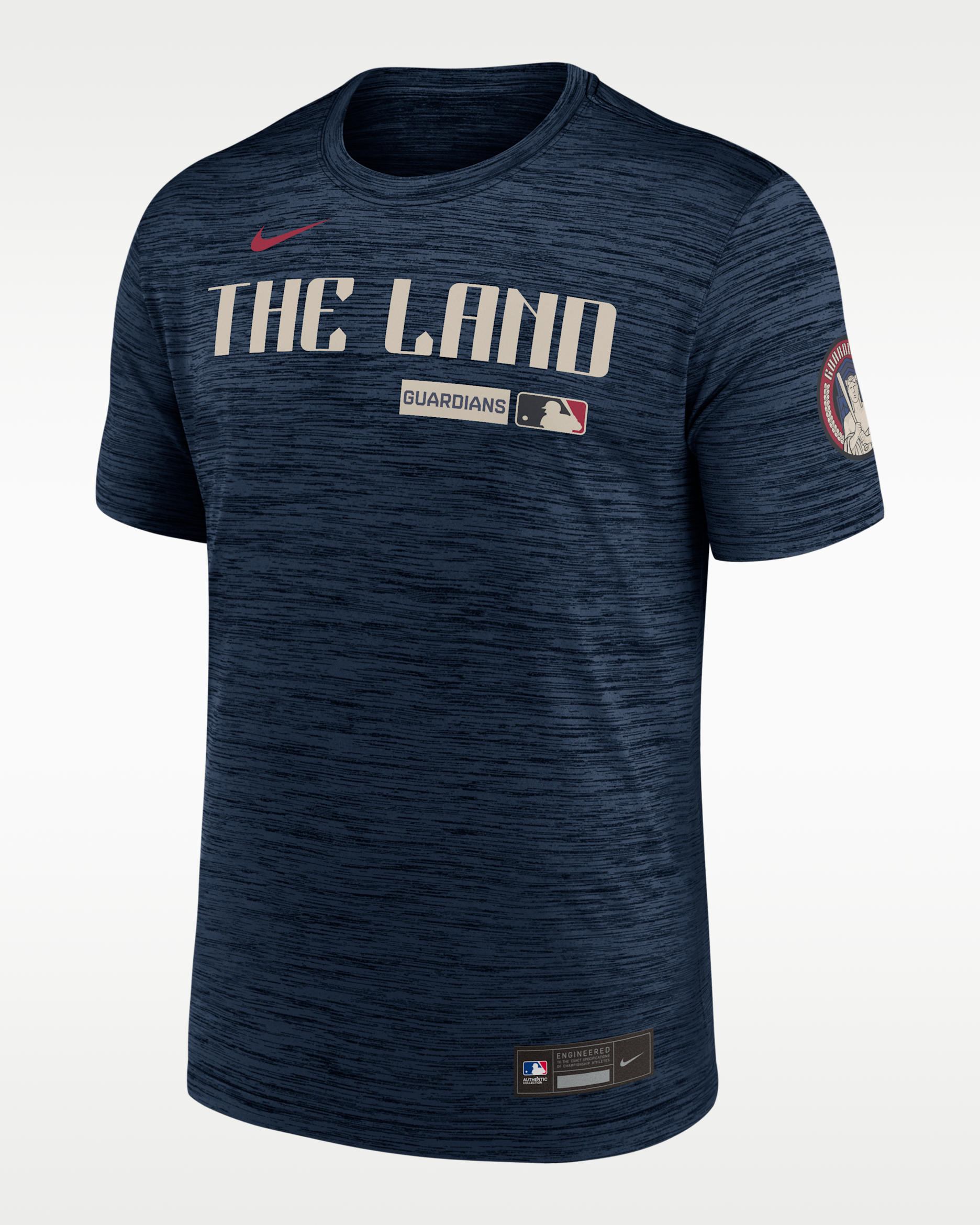 Cleveland Guardians City Connect Velocity Men's Nike Dri-FIT MLB T-Shirt - Navy