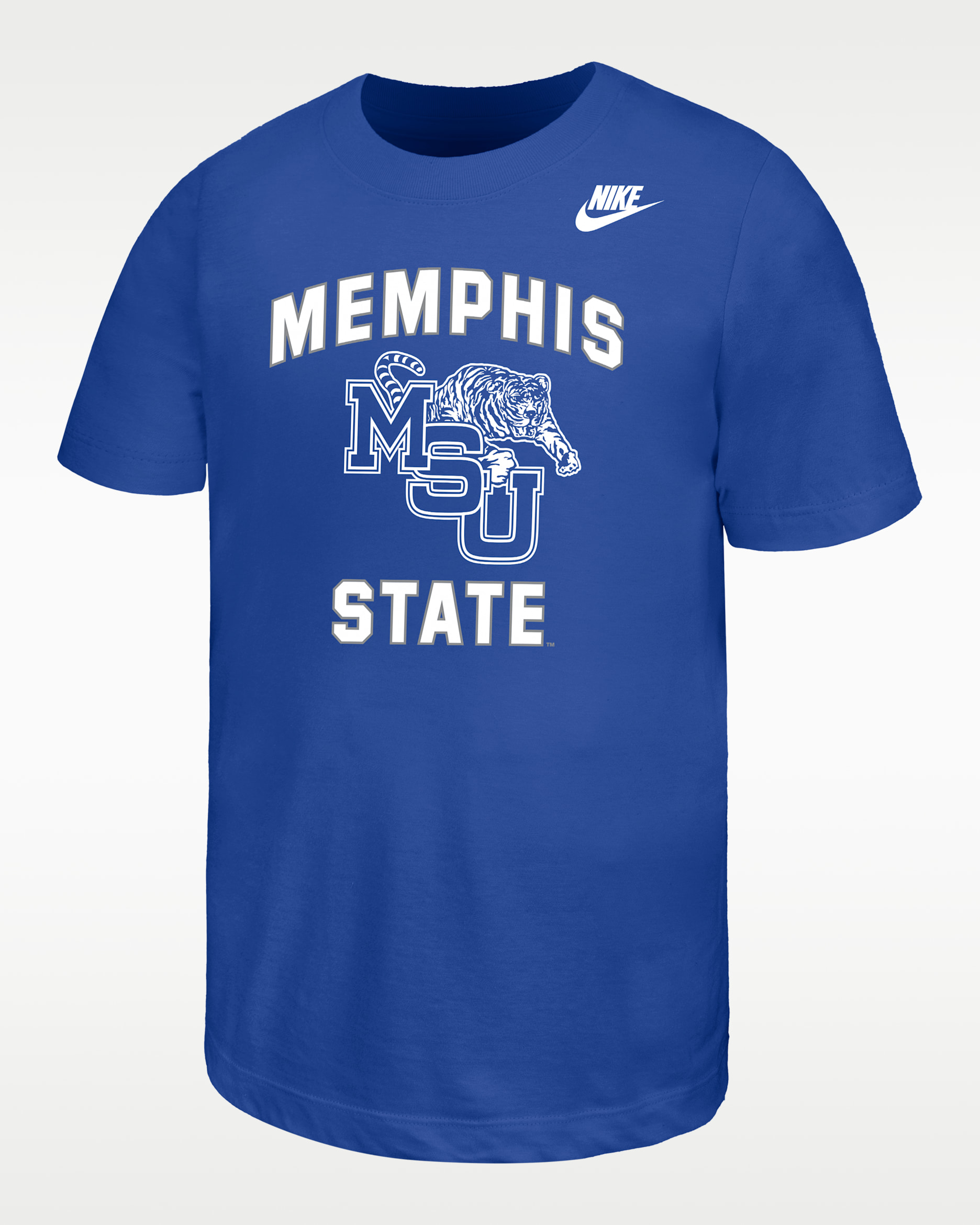 Memphis Tigers Big Kids' Nike Football T-Shirt - Game Royal