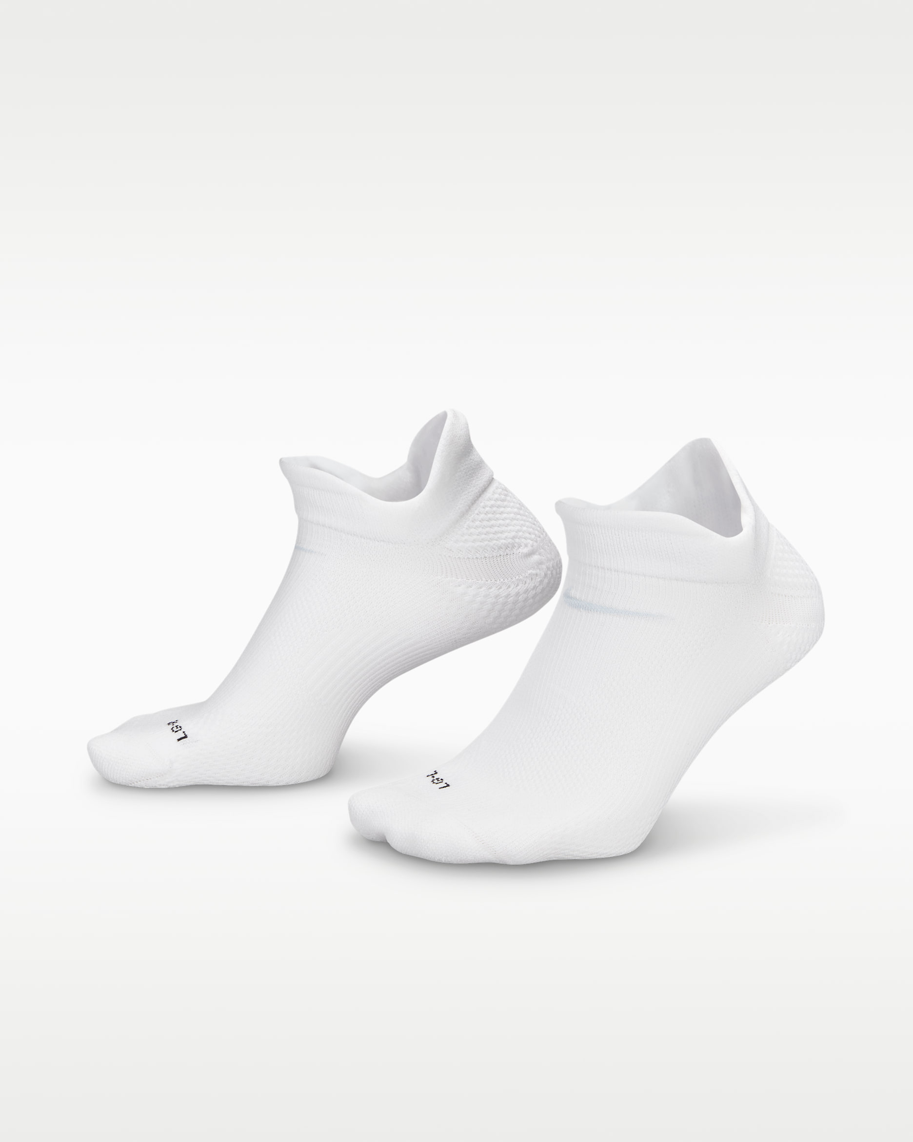 Nike Running Lightweight No-Show Socks (1 Pair) - White/Black/Pure Platinum