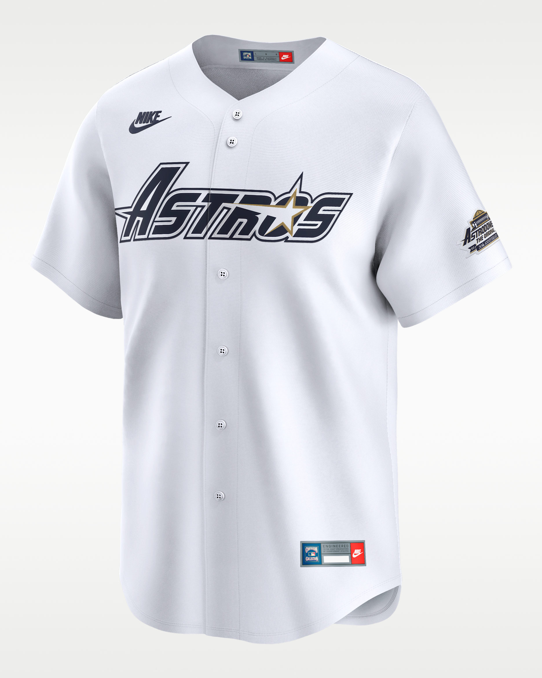 Jersey Nike Dri-FIT ADV de la MLB Limited para hombre Houston Astros Cooperstown - Blanco