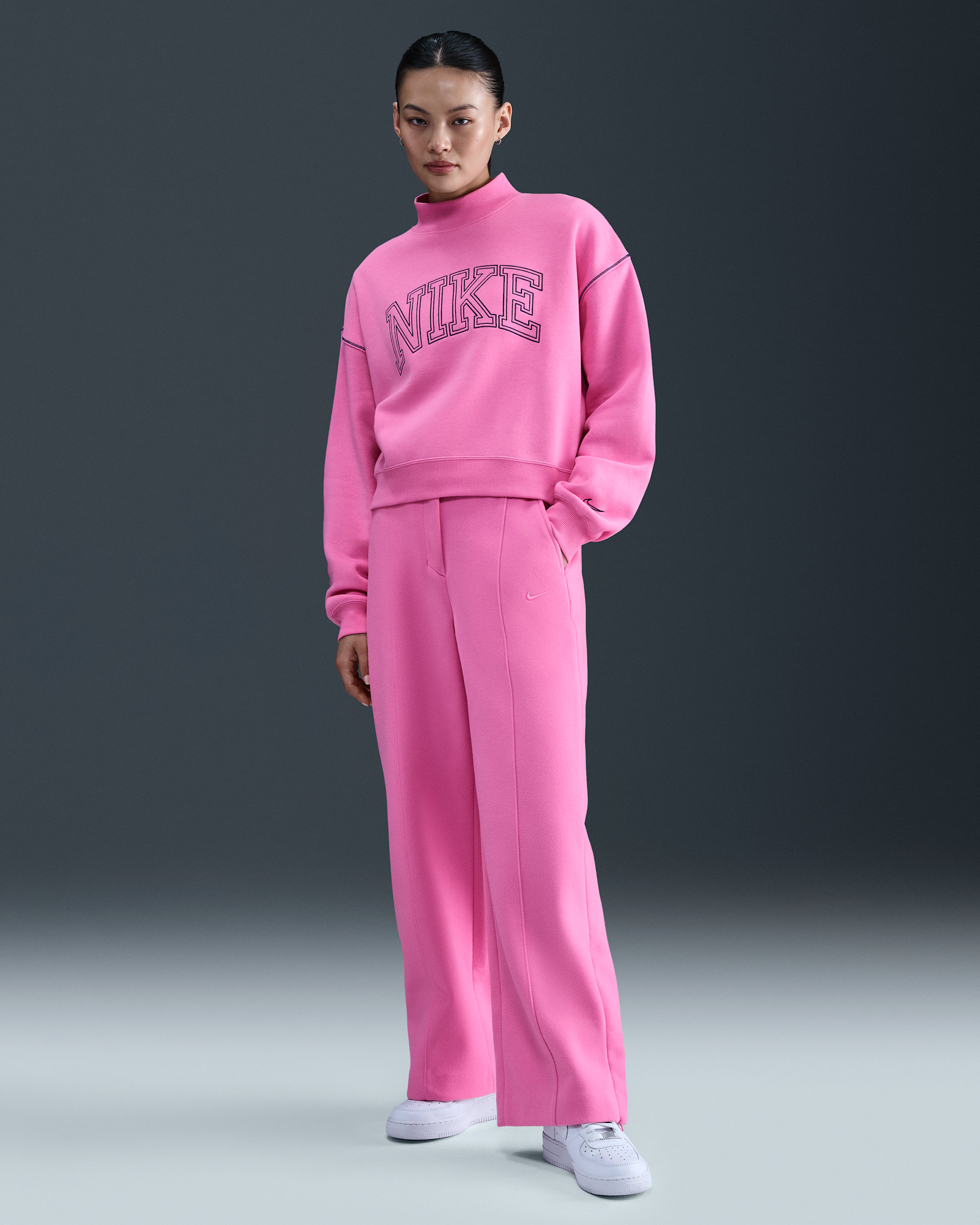 ナイキ スポーツウェア ウィメンズ テイラード トラウザー パンツ - プレイフルピンク/ピンクグロー