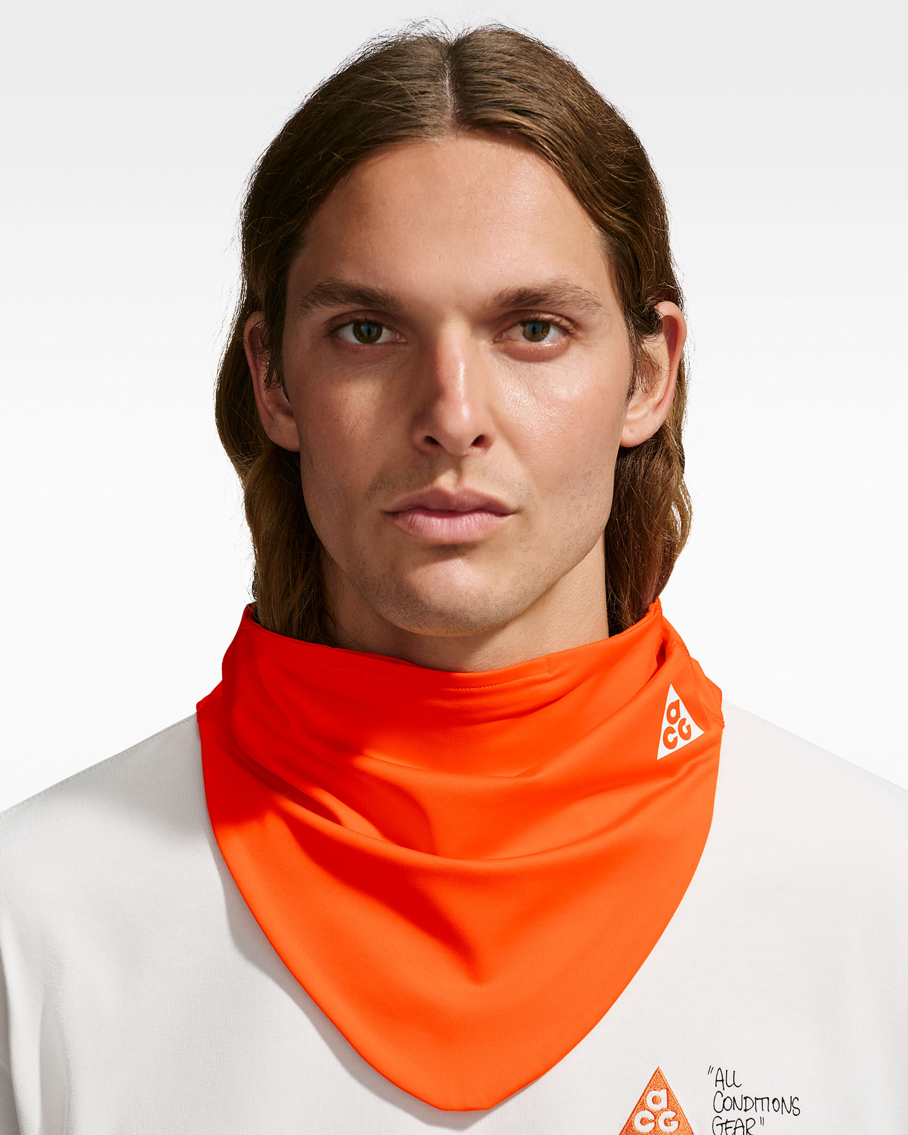 나이키 ACG UV 쿨링 랩 - 세이프티 오렌지/세이프티 오렌지/서밋 화이트