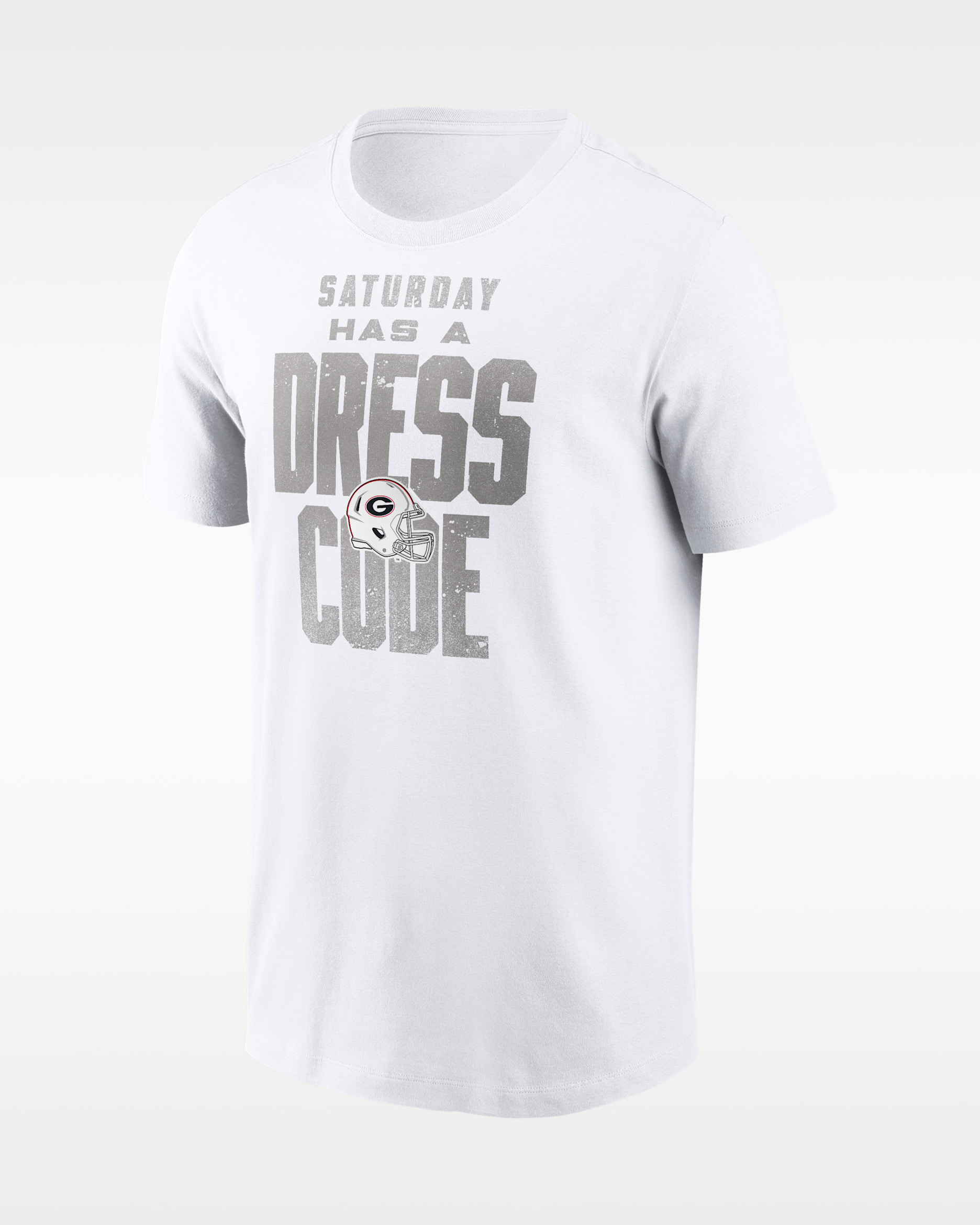 Playera universitaria Nike para hombre Georgia 2026 White Out Dress Code - Blanco
