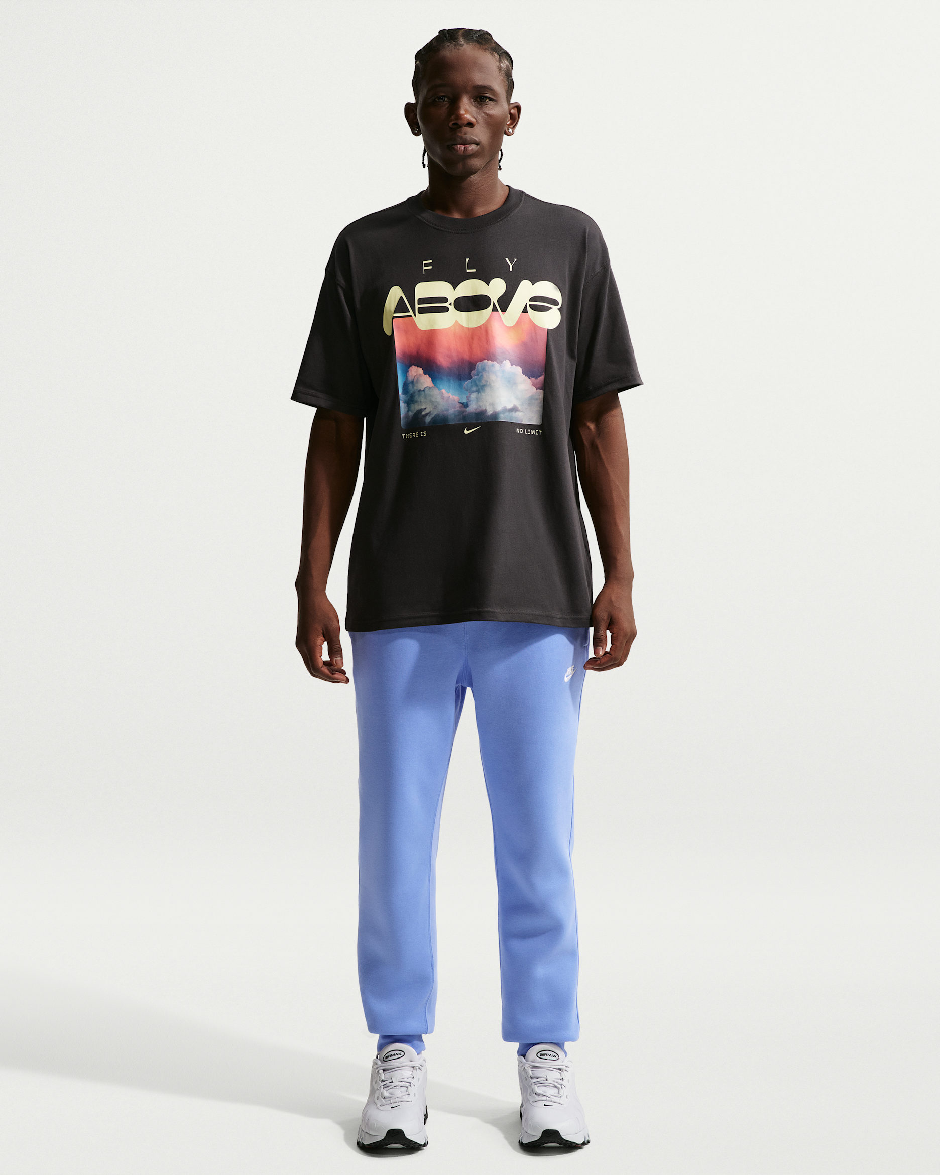 Nike Sportswear Club-joggers til mænd - Royal Pulse/Royal Pulse/hvid