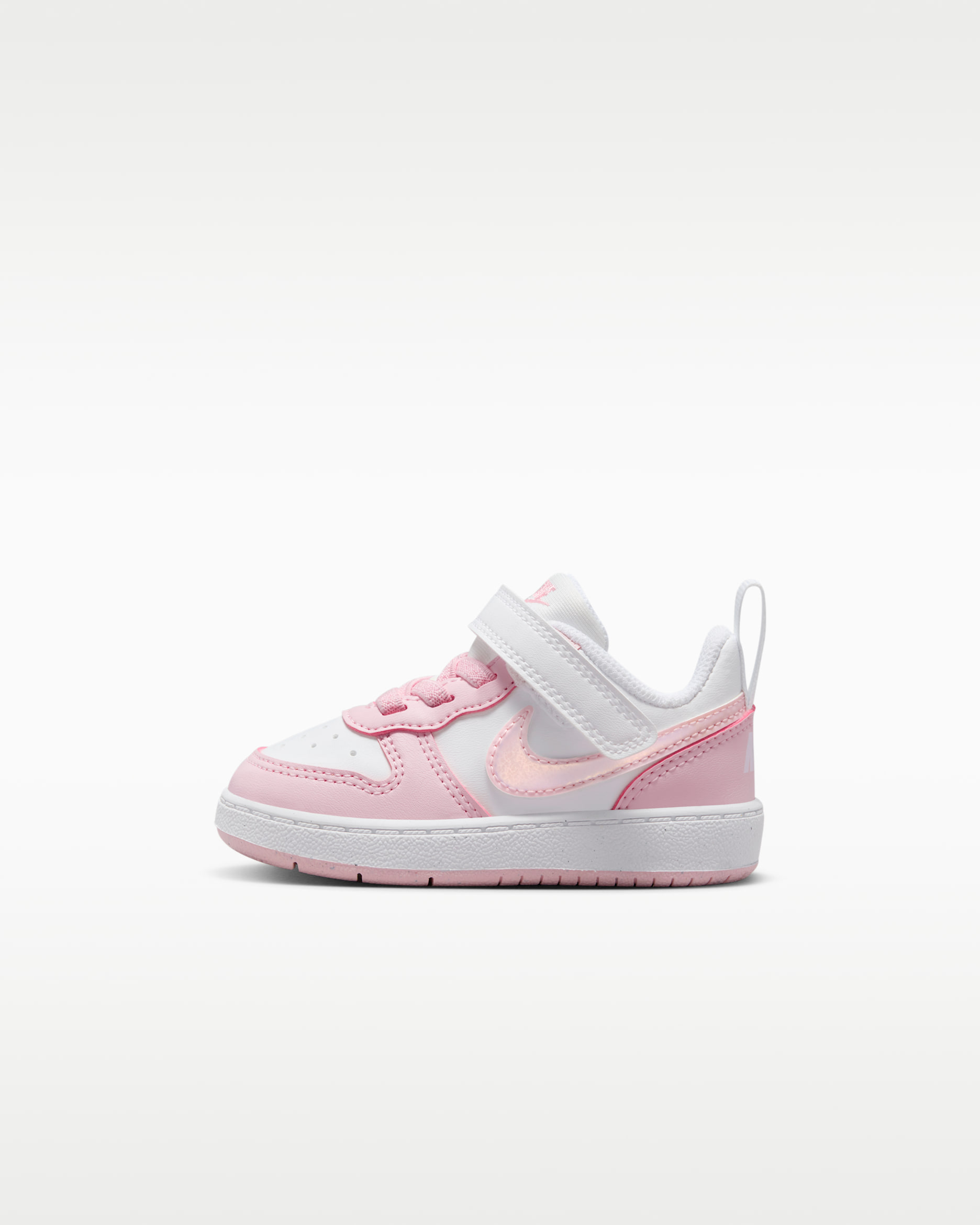 Nike Court Borough Low Recraft Baby/Toddler Shoes - White/Pink Foam