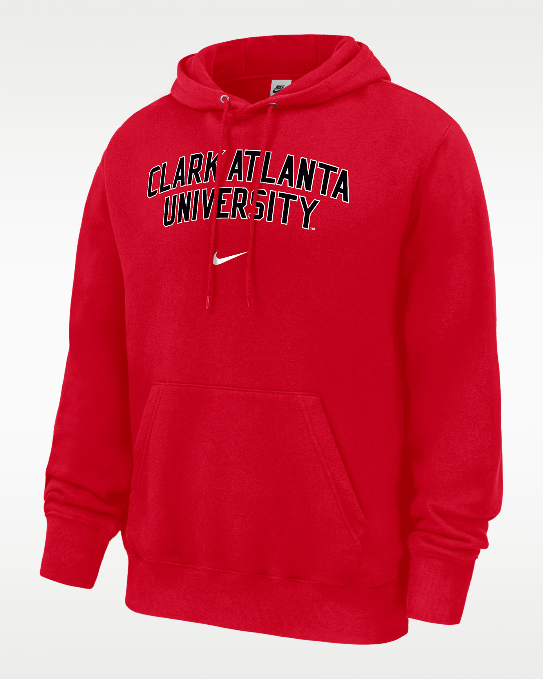 Nike College (Clark Atlanta University) Men's Fleece Pullover Hoodie - University Red