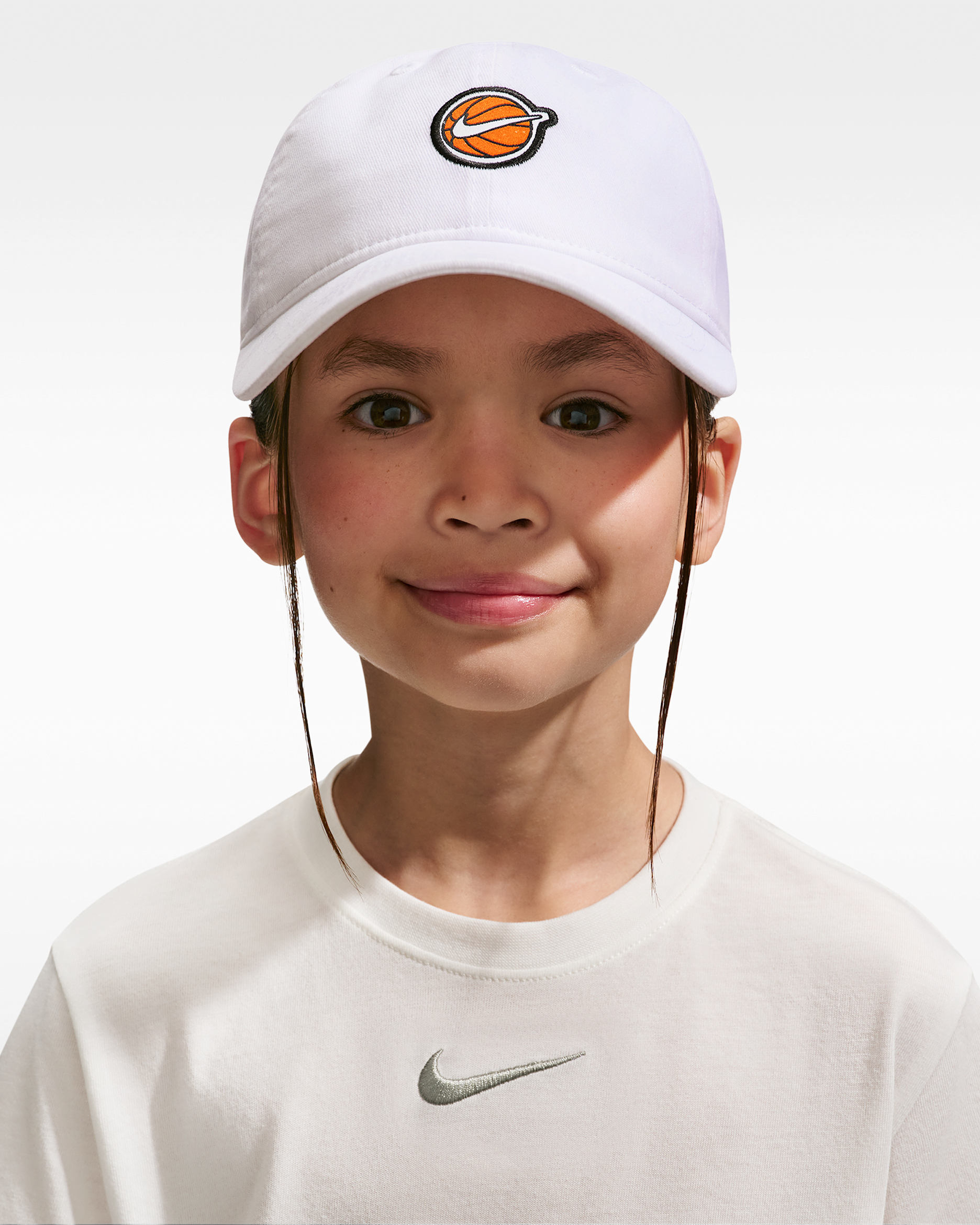 나이키 리틀키즈 스우시 스포츠 클럽 캡 - 화이트