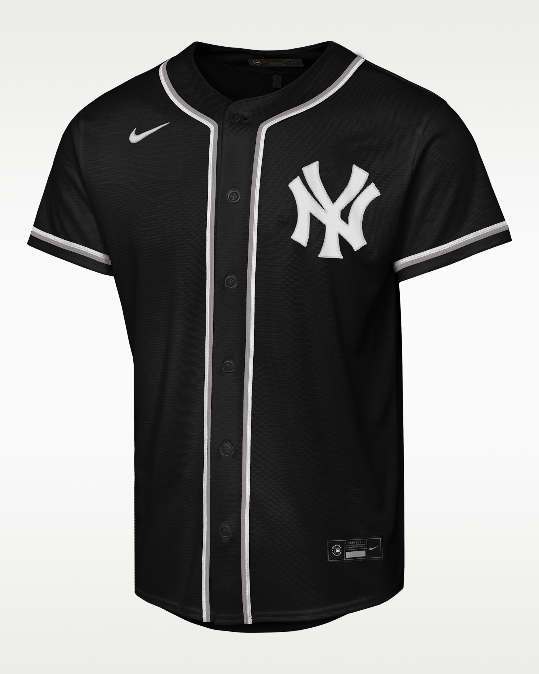 Jersey Nike de la MLB Replica Fashion para niños talla grande Aaron Judge New York Yankees - Negro