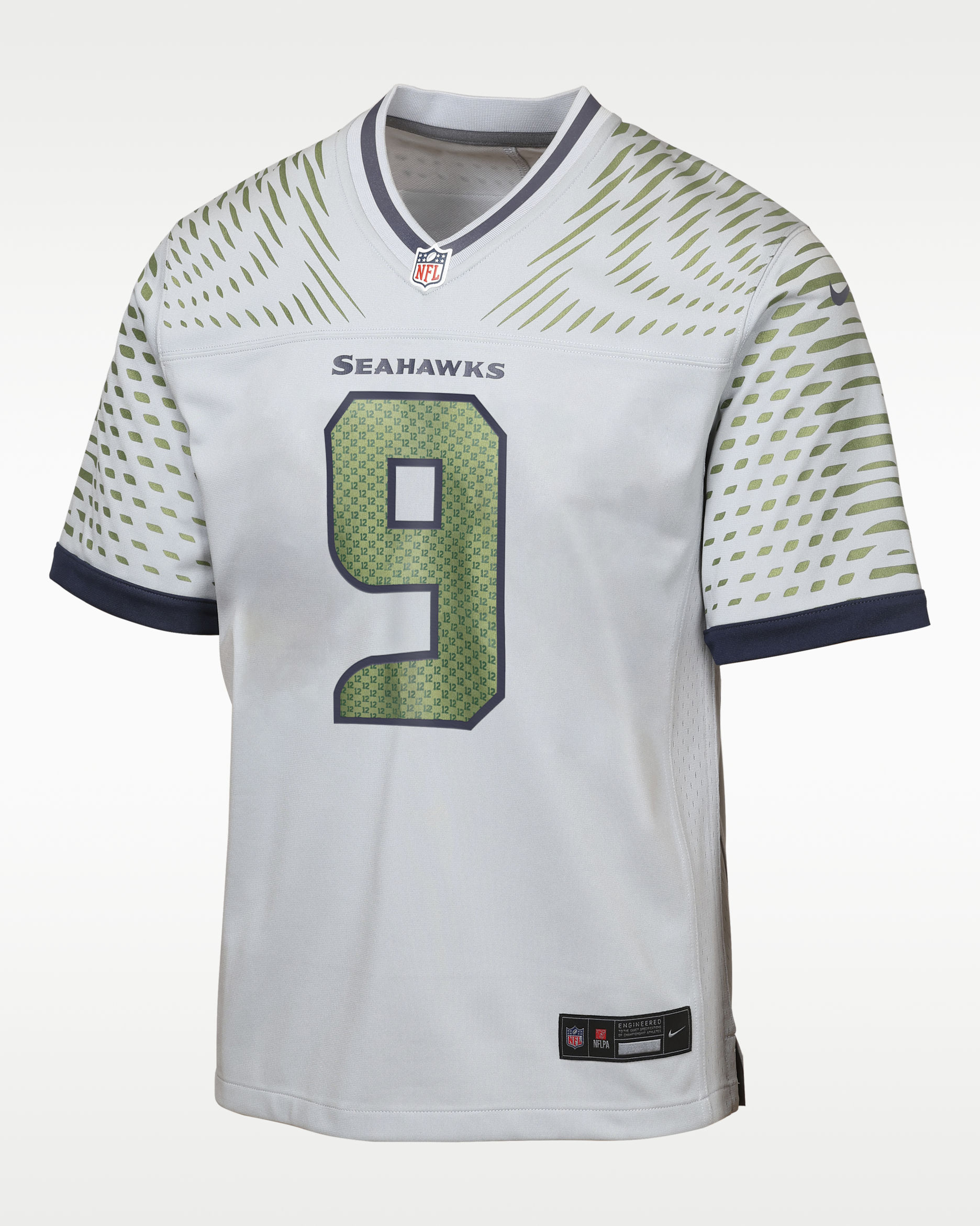 Kenneth Walker III Seattle Seahawks Rivalries Collection Big Kids' Nike NFL Game Jersey - Grey