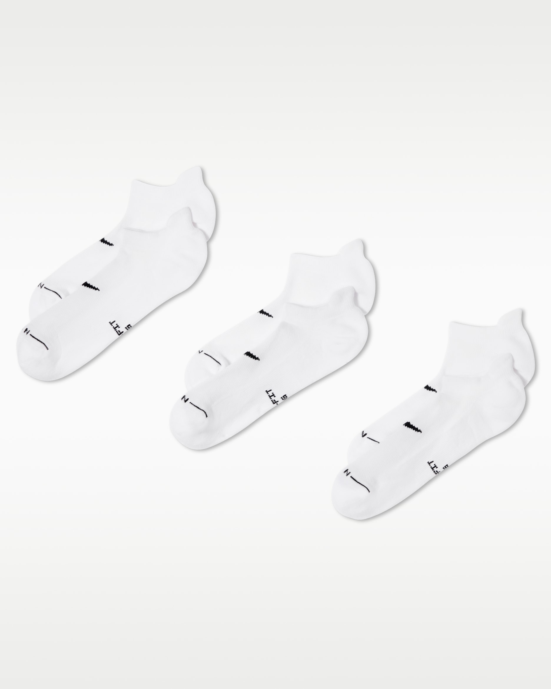 Nike Everyday Elevated No-Show Socks (3 Pairs) - Multi-Color