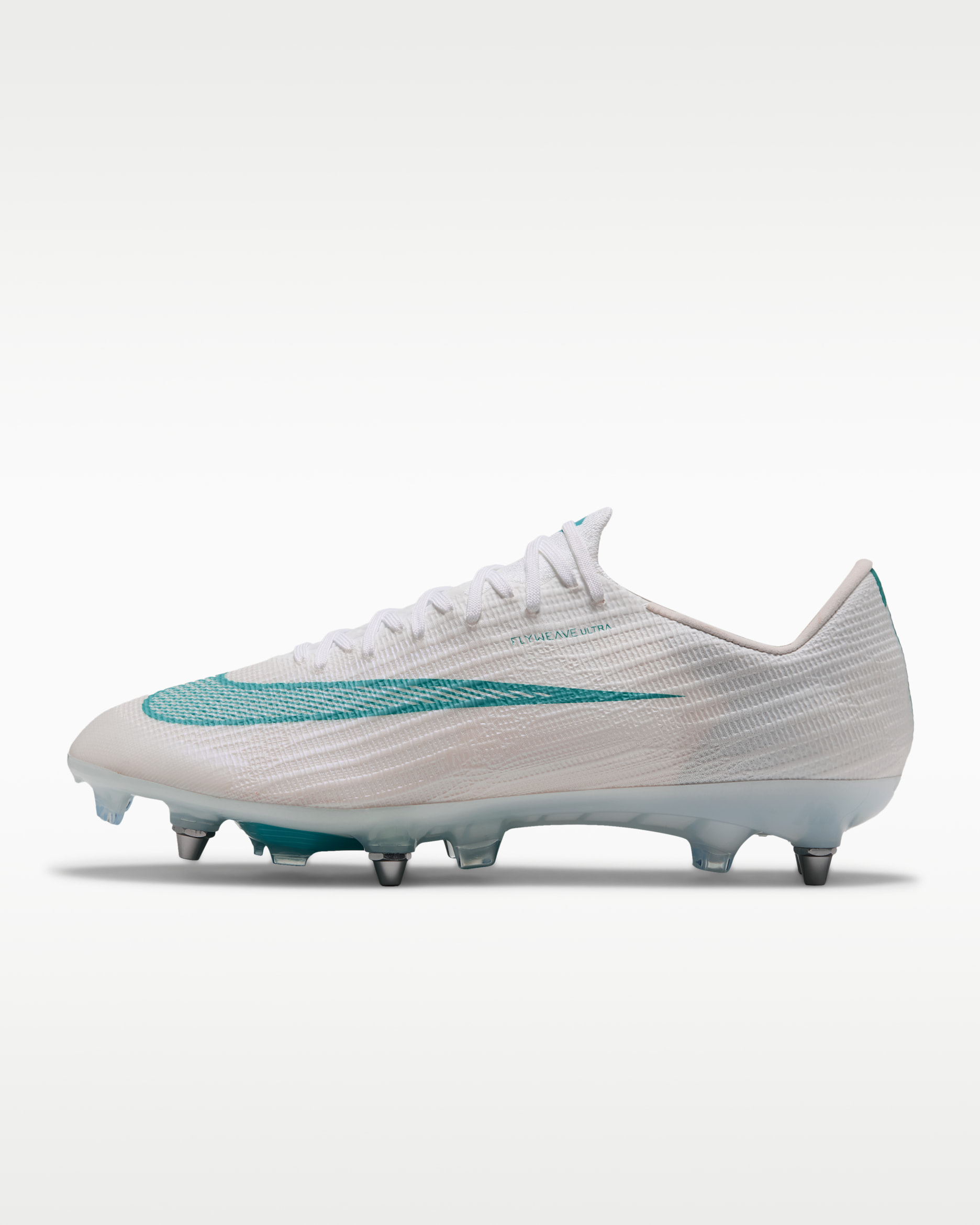 Nike Mercurial Superfly 11 Elite lav fotballsko til vått gress - Hvit/Dusty Cactus