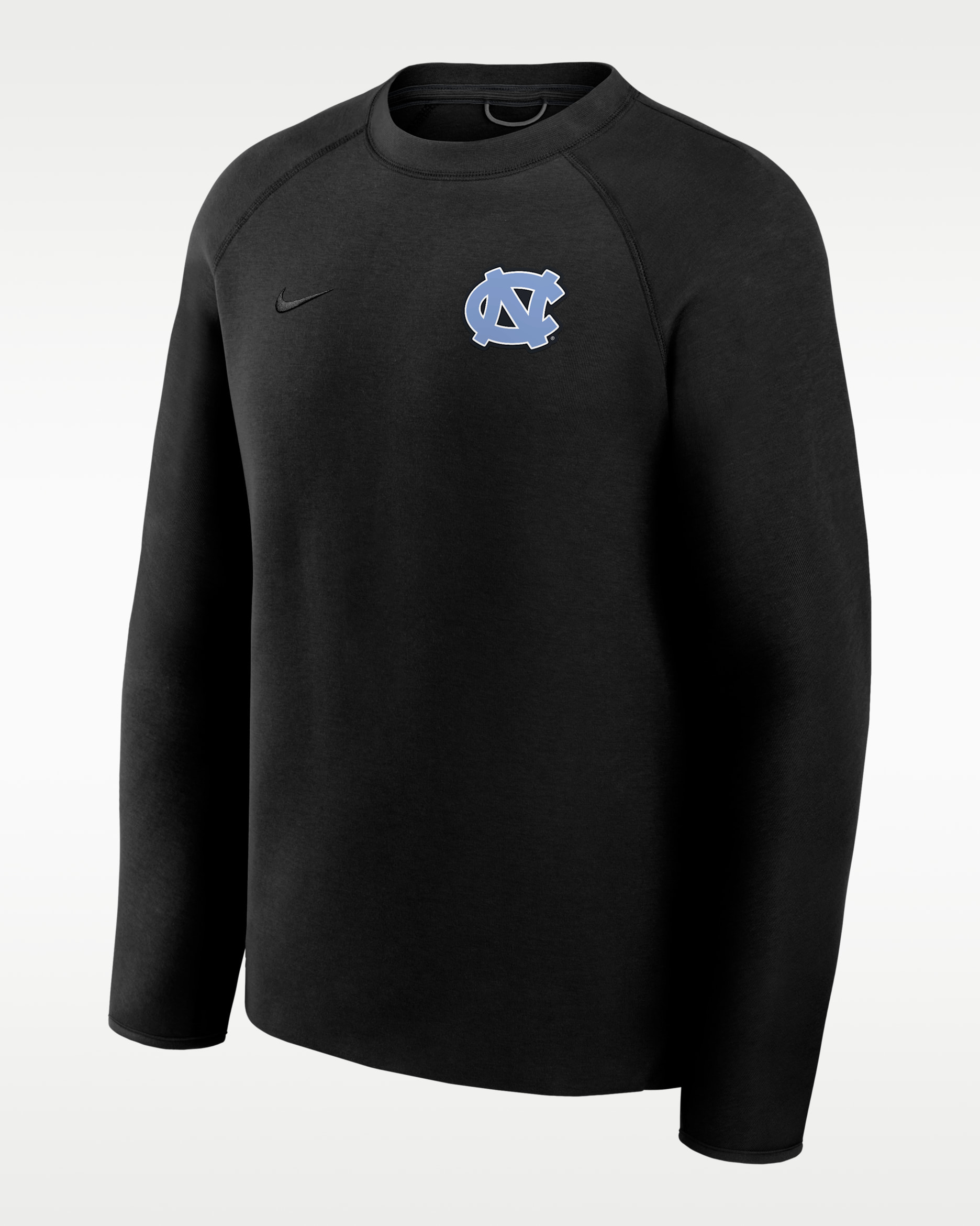 Sudadera de cuello redondo sin cierre universitaria marca Jordan para hombre North Carolina Tech Fleece - Negro