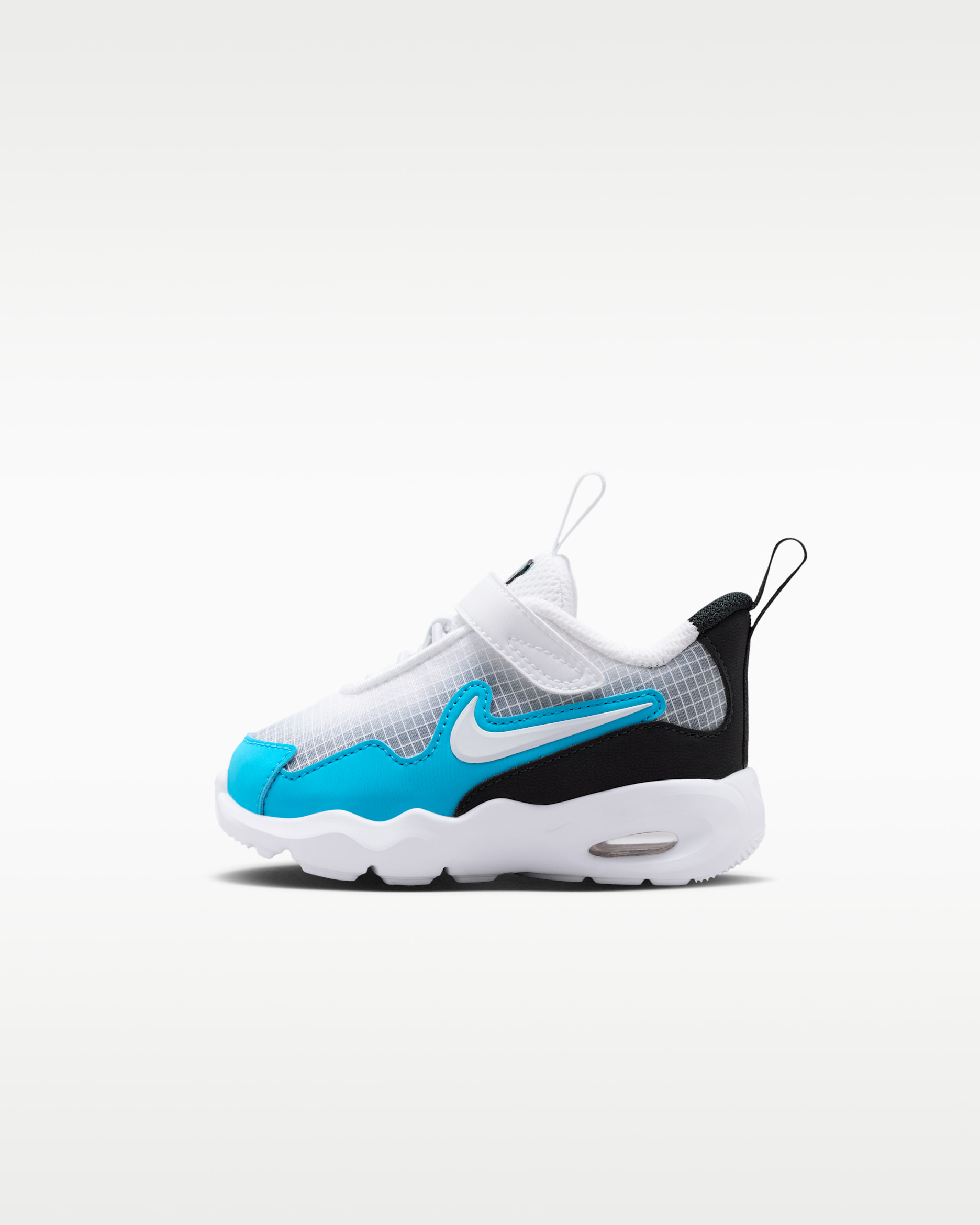 Tenis para bebé e infantil Nike Air Max Nova - Blanco/Azul corriente claro/Negro/Blanco