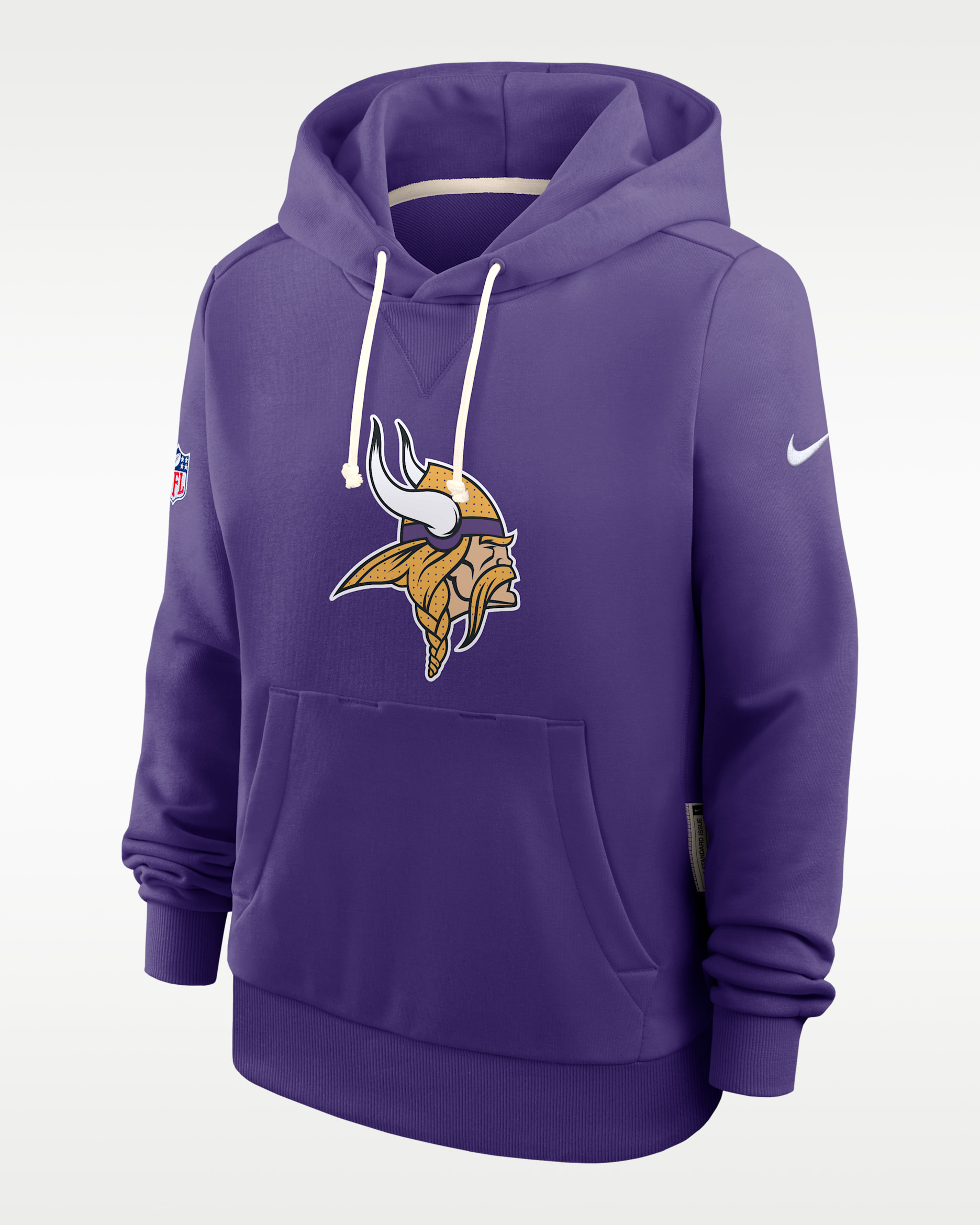 Minnesota Vikings Sideline Women's Nike Dri-FIT NFL Pullover Hoodie - Purple