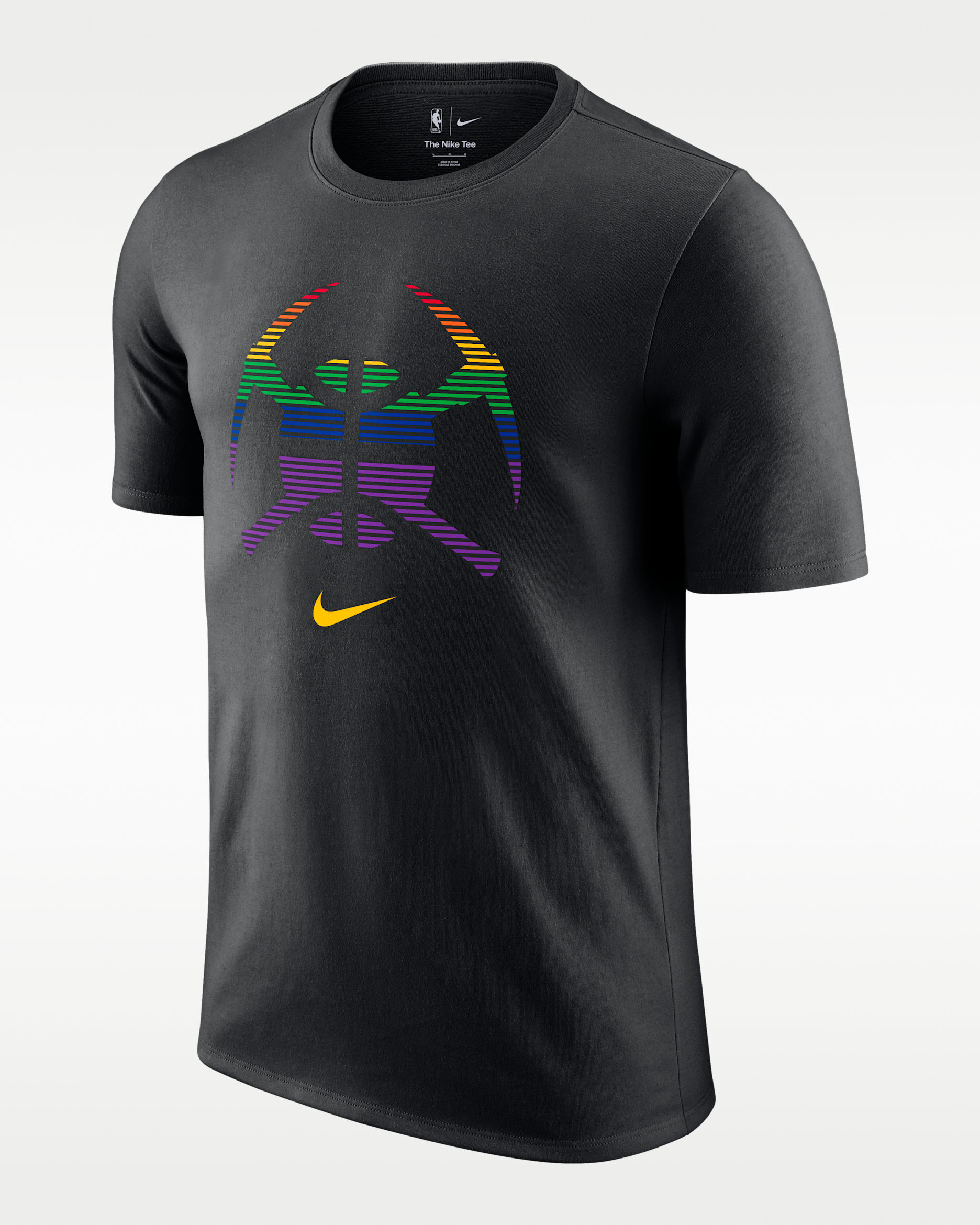 Playera Nike NBA para hombre Denver Nuggets Essential City Edition - Negro