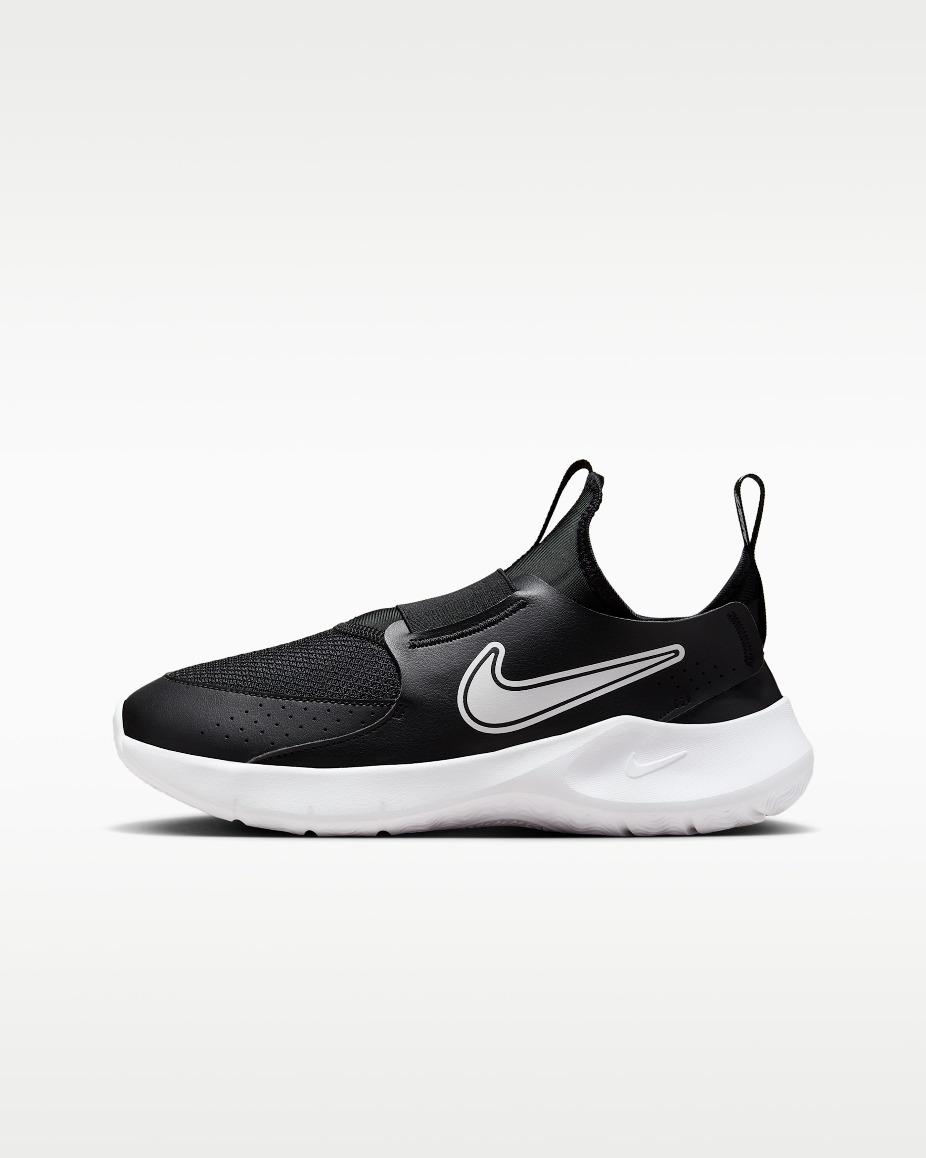 Tenis de correr en pavimento para niños grandes Nike Flex Runner 3 - Negro/Blanco