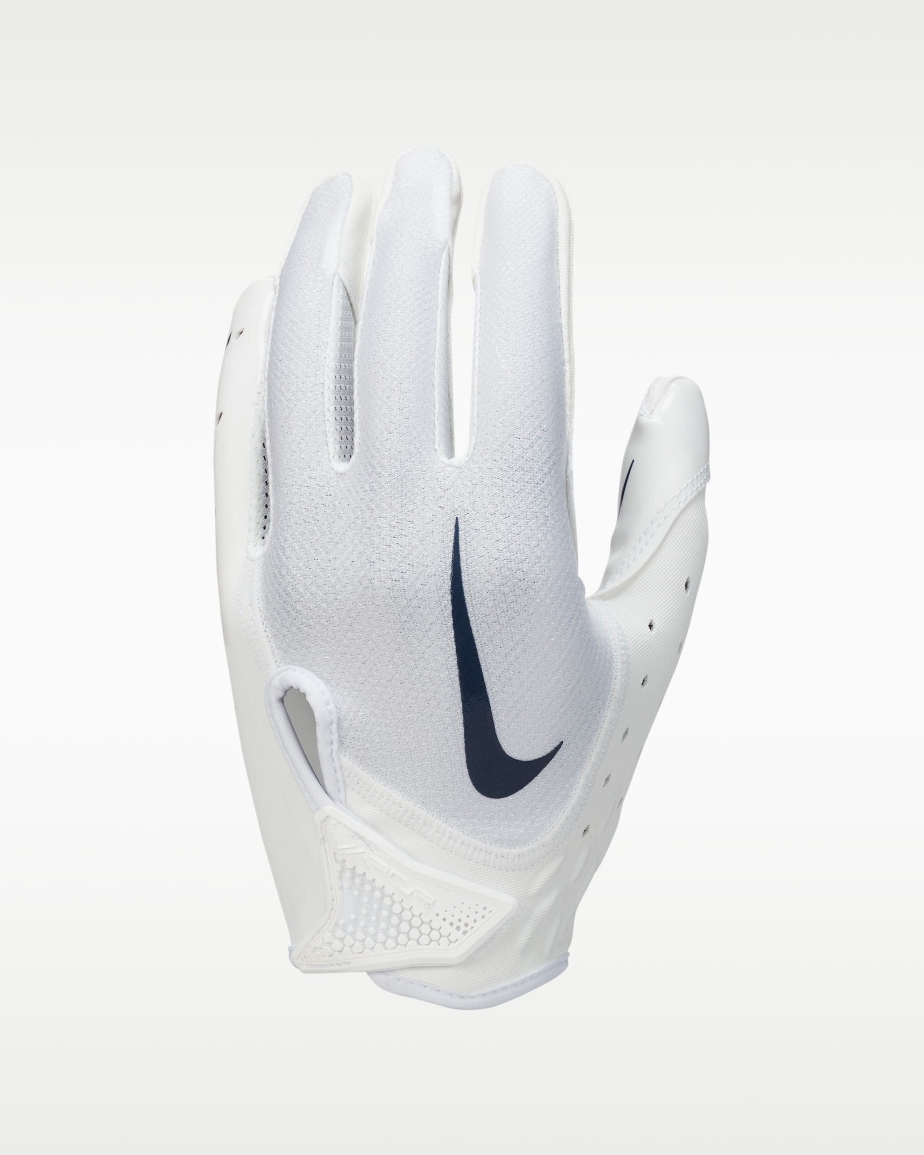 Nike Vapor Jet 7.0 Football Gloves (1 Pair) - White/Midnight Navy