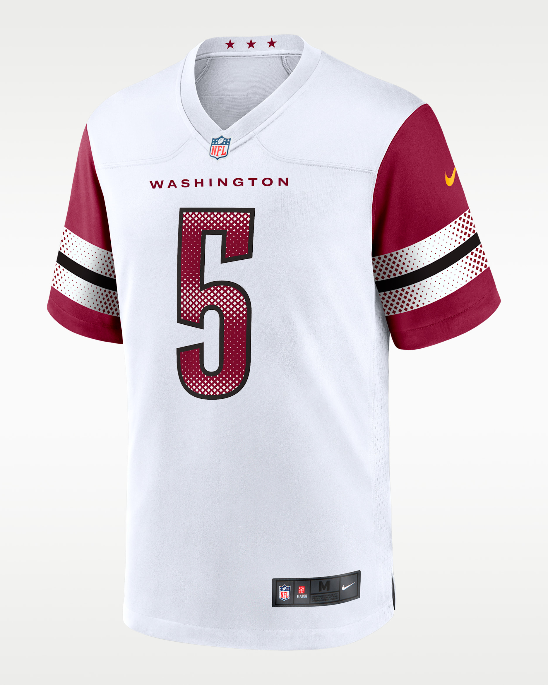 Jayden Daniels Washington Commanders Men's Nike NFL Game Jersey - White