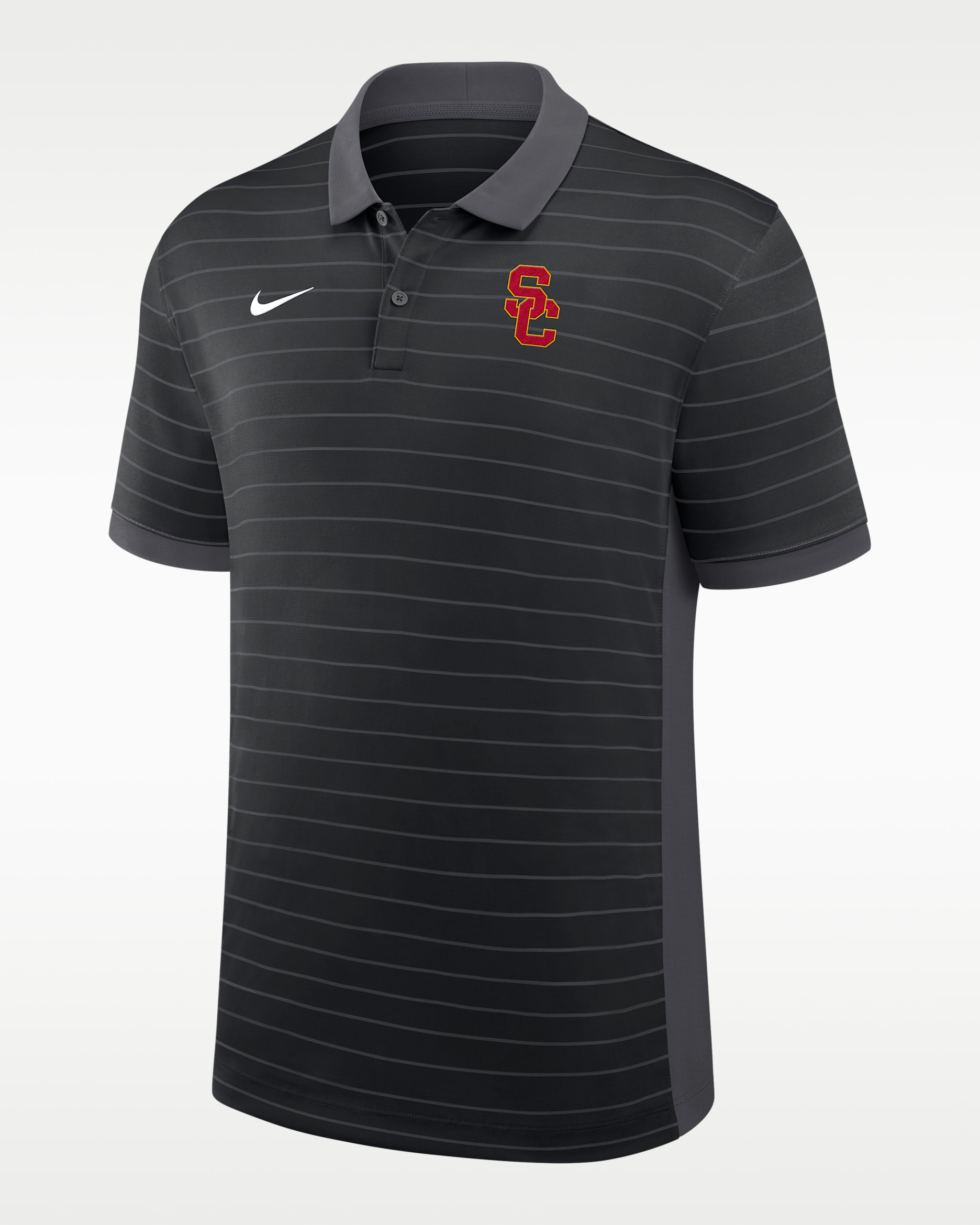USC Sideline Victory Stripe Men's Nike Dri-FIT College Polo - Black