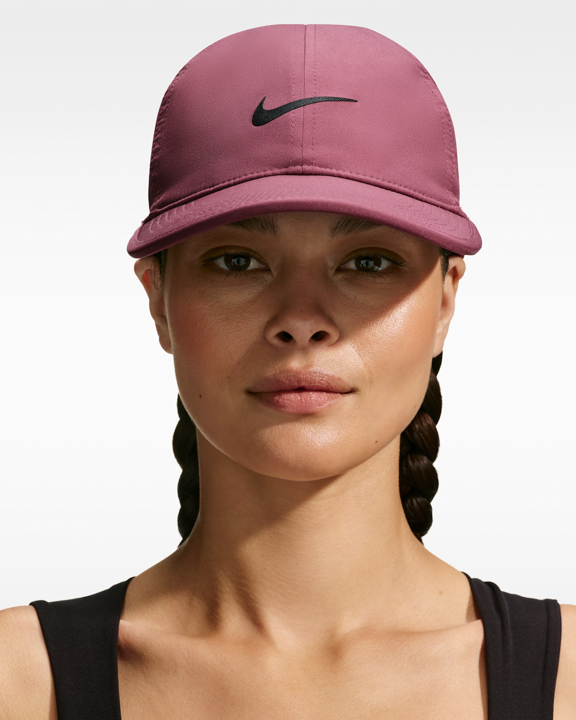 ナイキ Dri-FIT クラブ アンストラクチャード フェザーライト キャップ - ピンクスモーク/ブラック