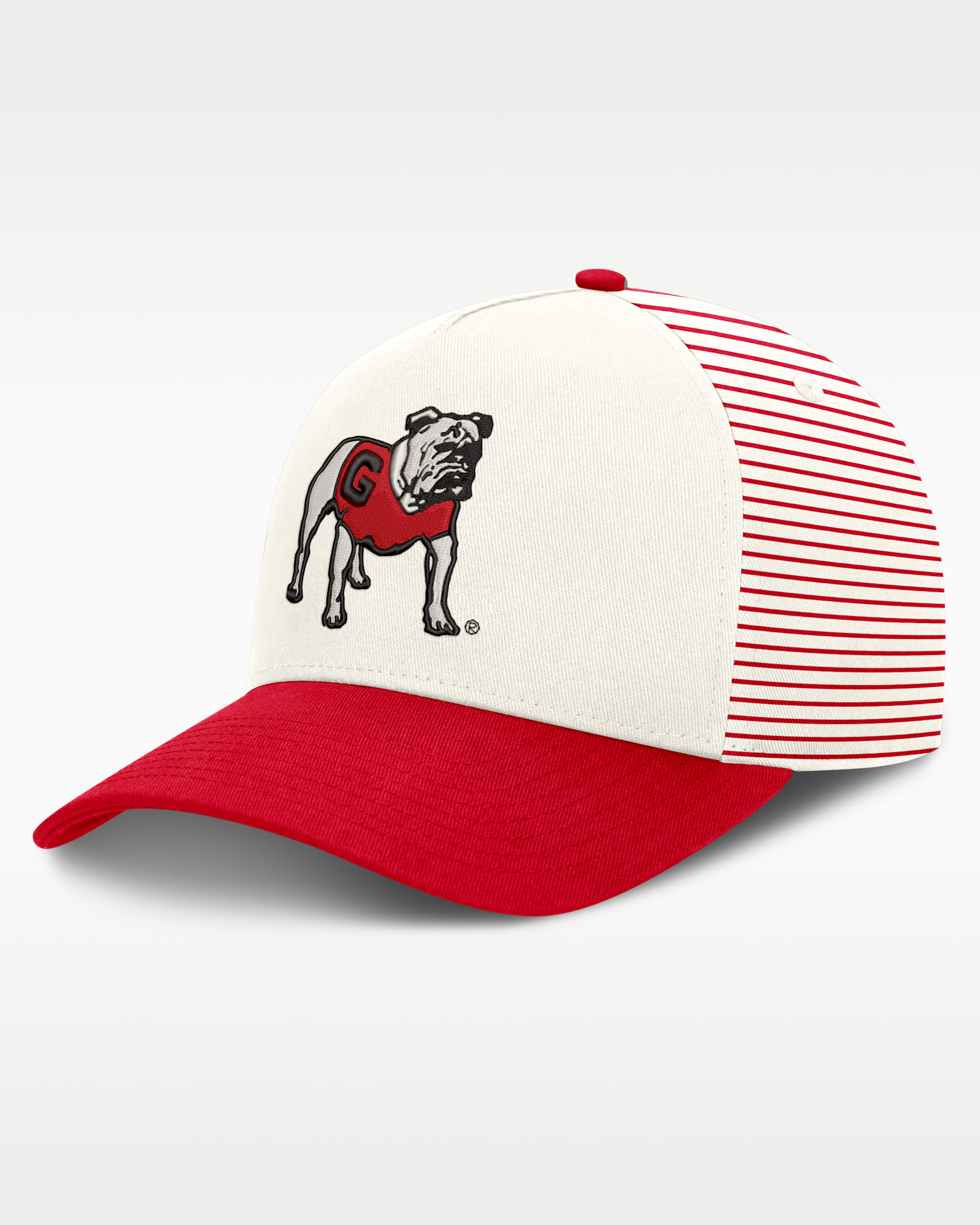Georgia Rise Men's Nike Dri-FIT College A-Frame Adjustable Hat - White