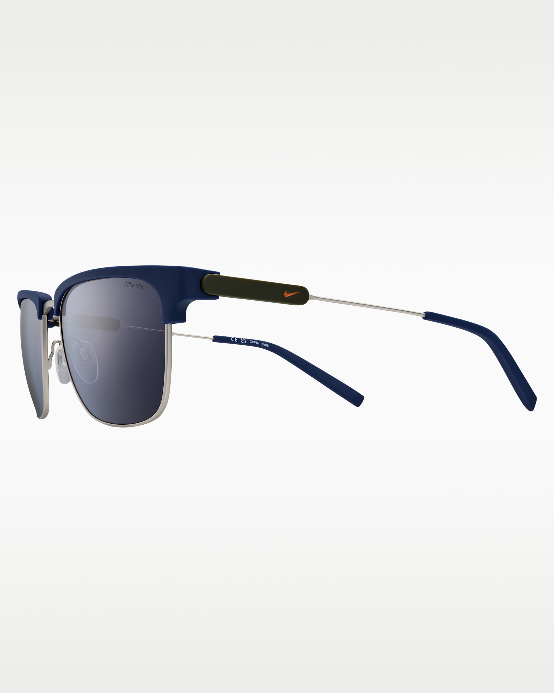 Nike Essence Groove Sunglasses - Blue Void/Blue/Safety Orange