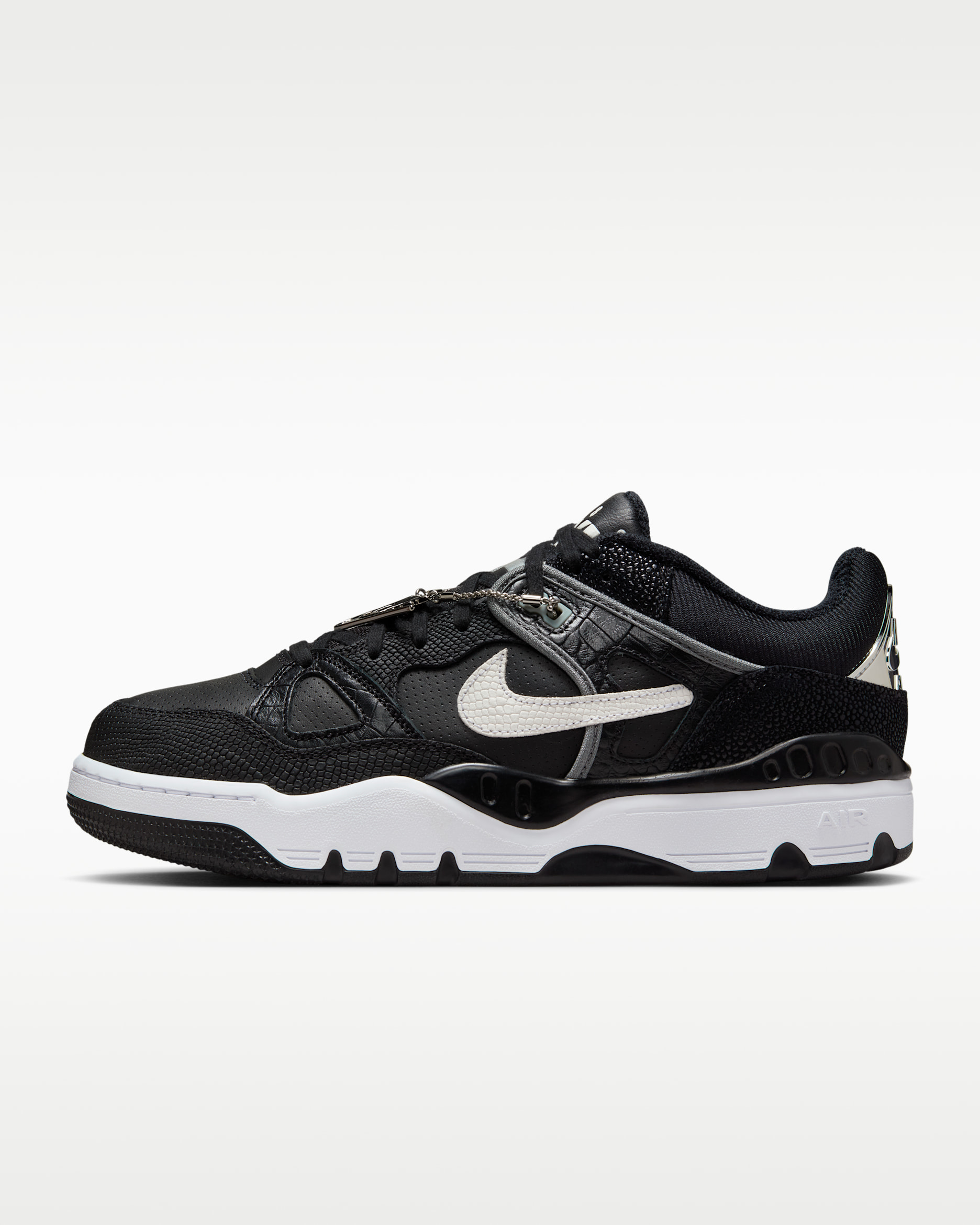 ナイキ エア フォース 3 LOW SP メンズシューズ - ブラック/スモークグレー/メタリックプラチナム/ホワイト