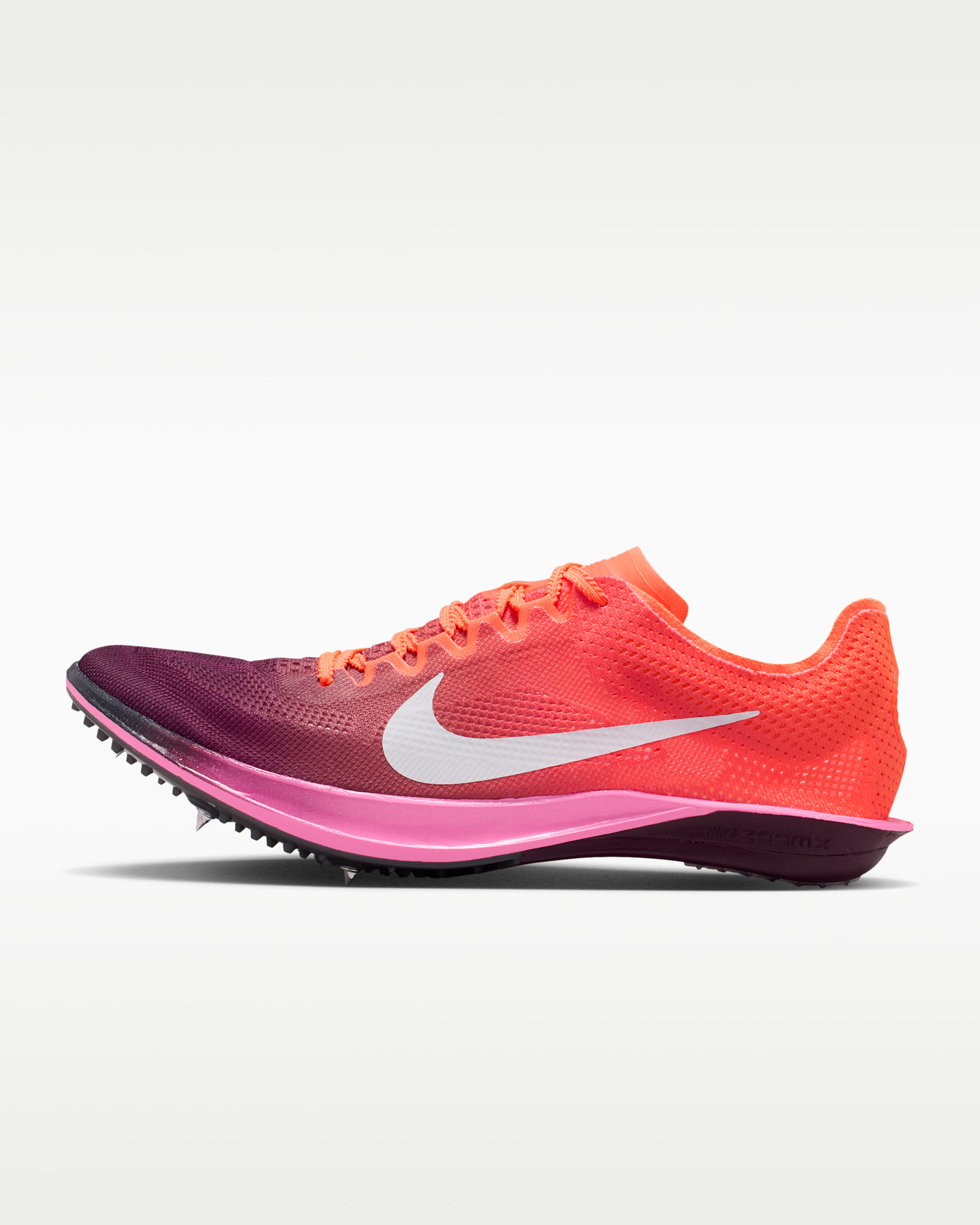 Nike Dragonfly 2 Athletics Distance Spikes - Bright Crimson/Hyper Crimson/Pink Spell/White