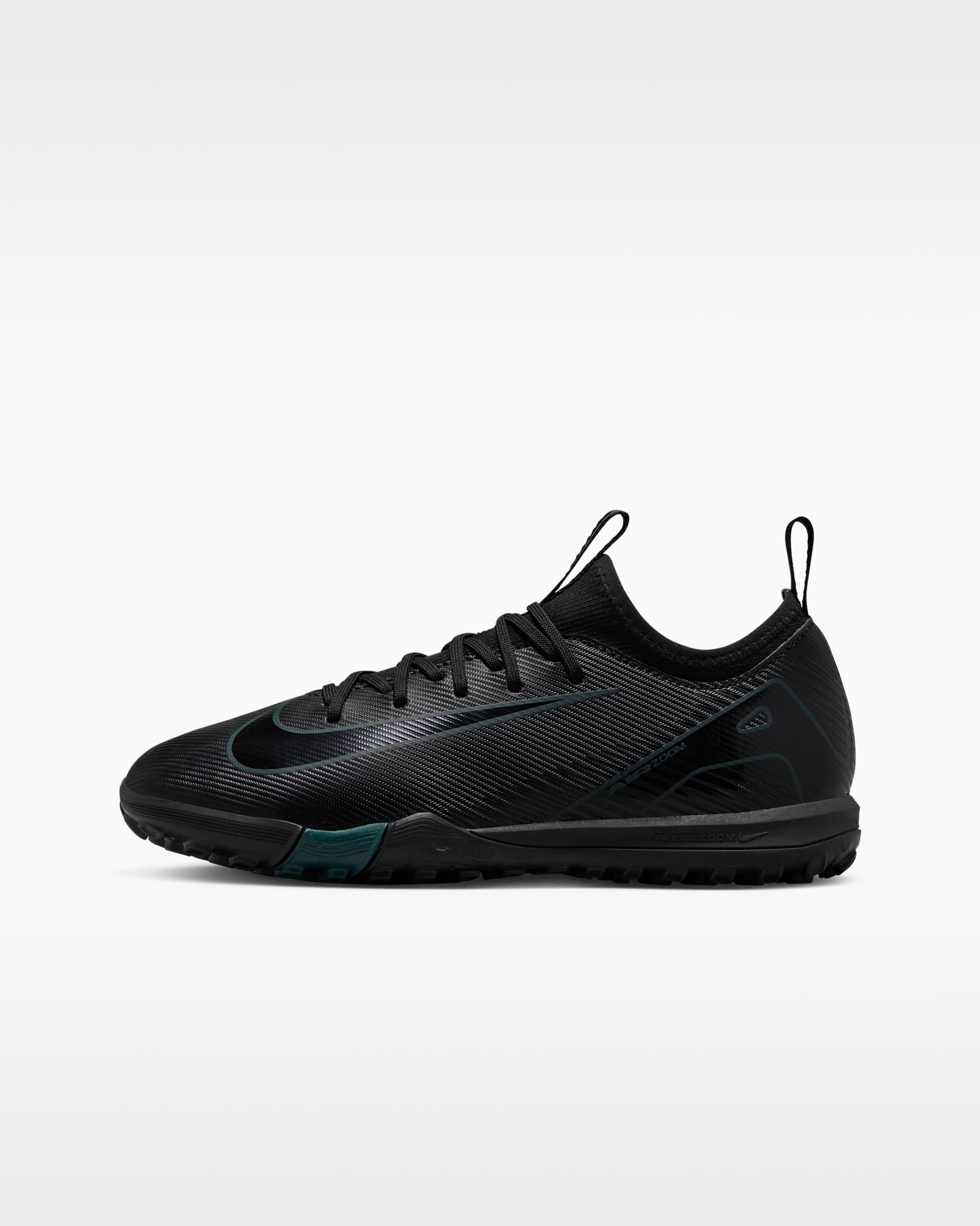 Chaussure de foot basse pour surface synthétique Nike Jr. Mercurial Vapor 16 Academy pour enfant/ado - Noir/Deep Jungle/Noir