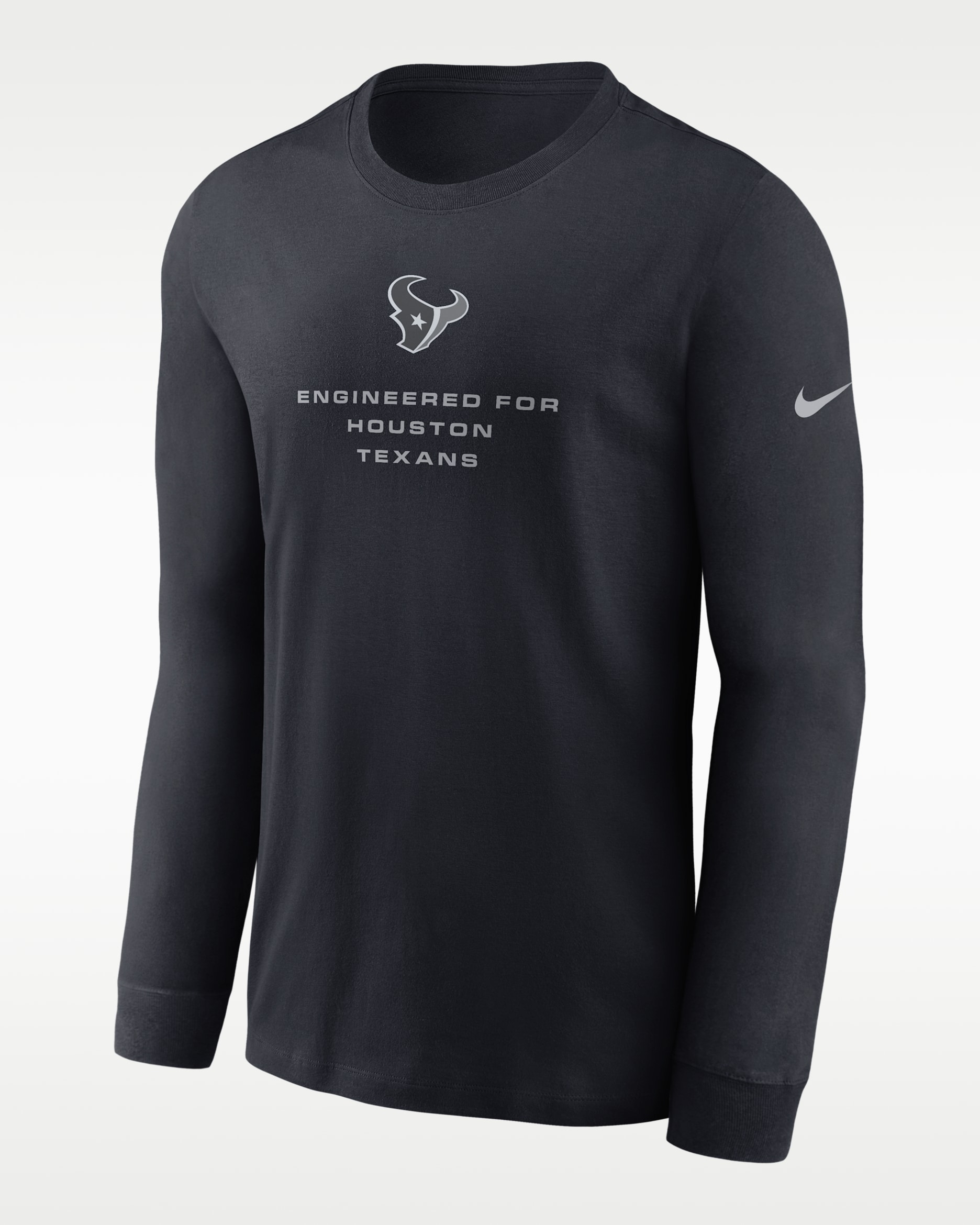 Houston Texans Team Issue Men's Nike Dri-FIT NFL Long-Sleeve T-Shirt - Navy