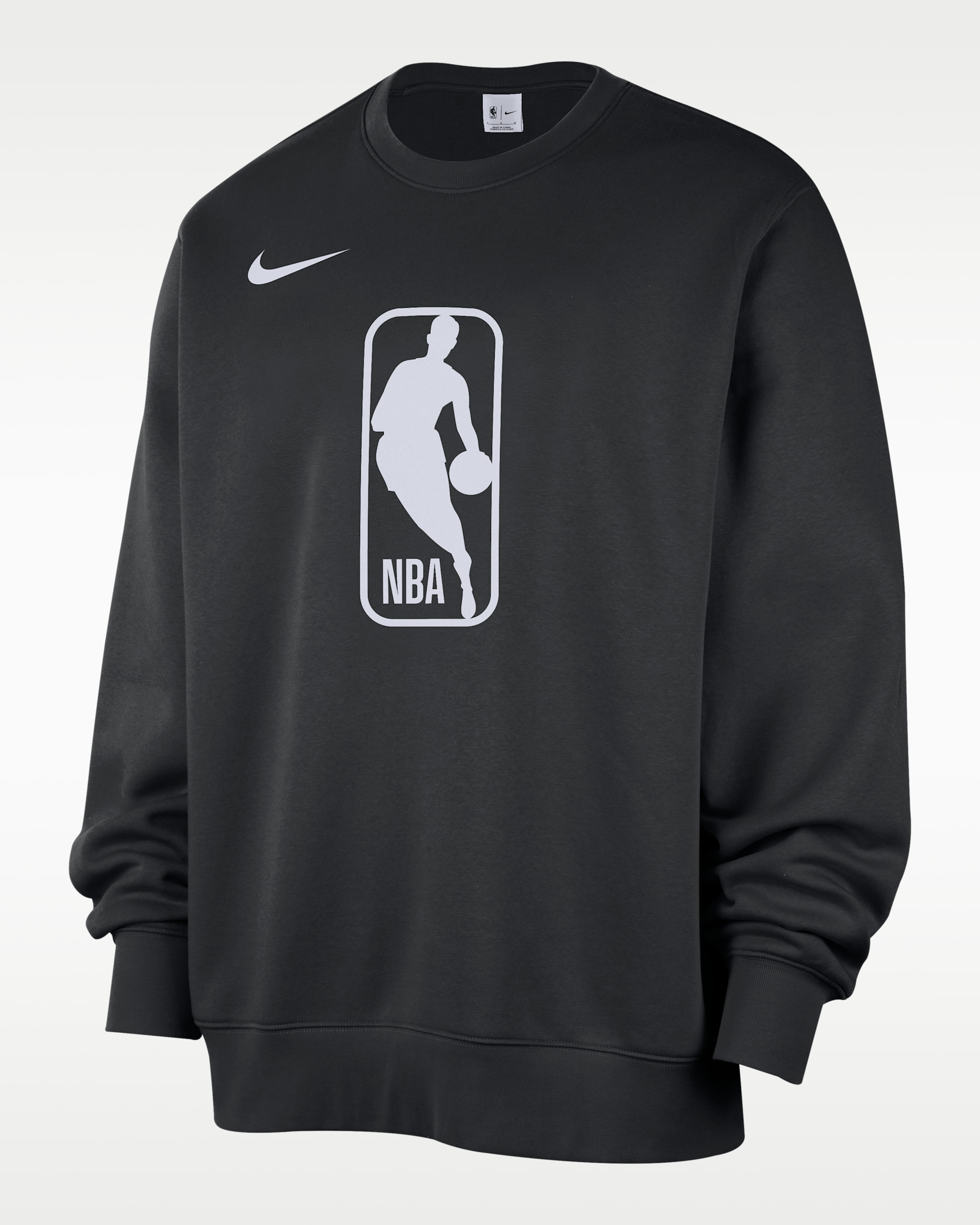 Camisola de gola redonda Nike Club Fleece Team 31 para homem - Preto