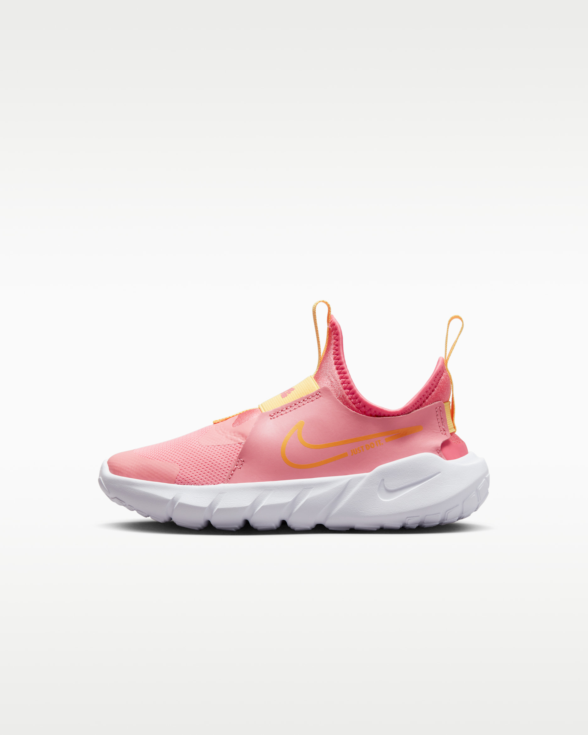 Nike Flex Runner 2 Younger Kids' Shoes - Coral Chalk/Sea Coral/White/Citron Pulse
