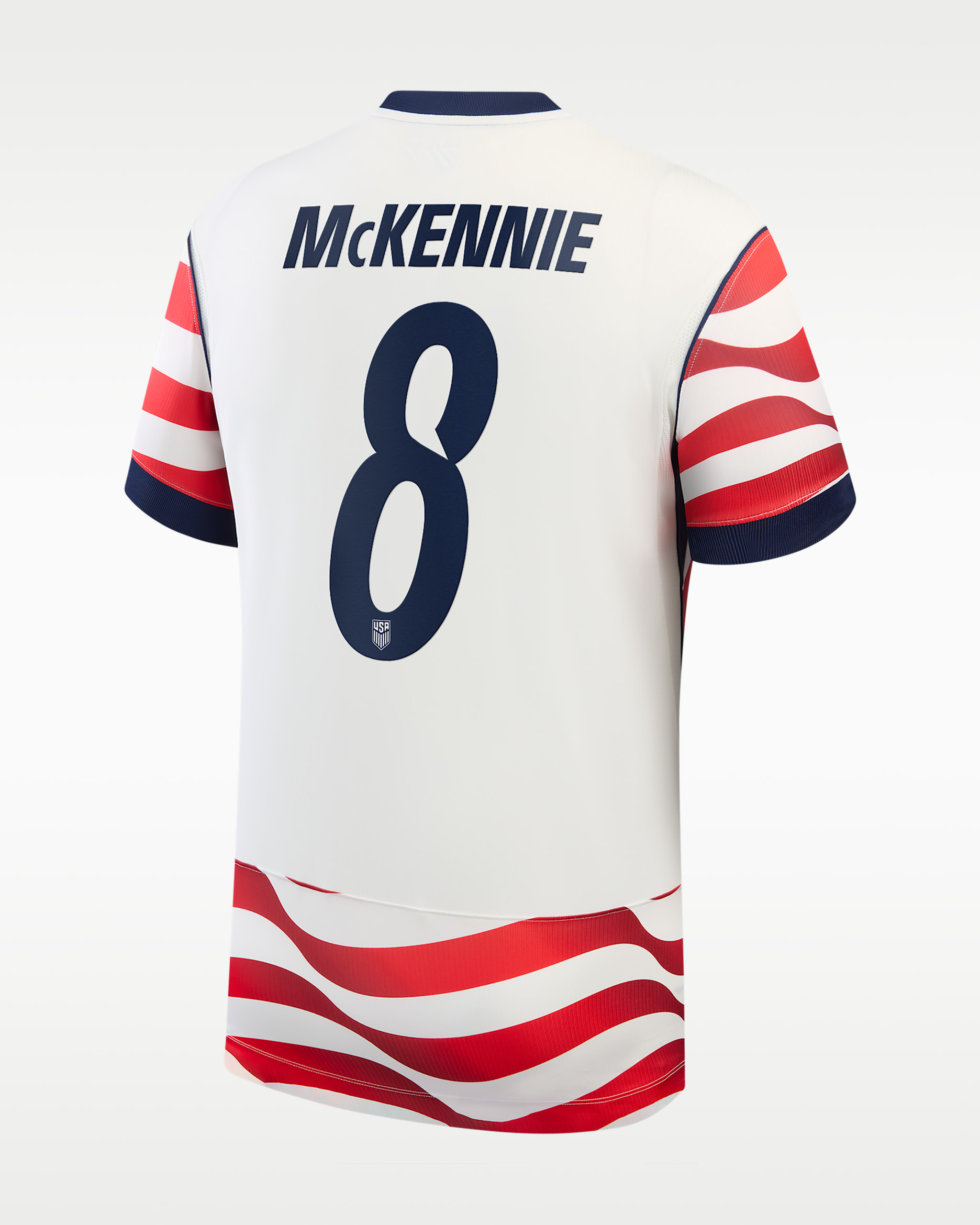Weston McKennie USMNT 2026 Stadium Home Men's Nike Dri-FIT Soccer Jersey - White