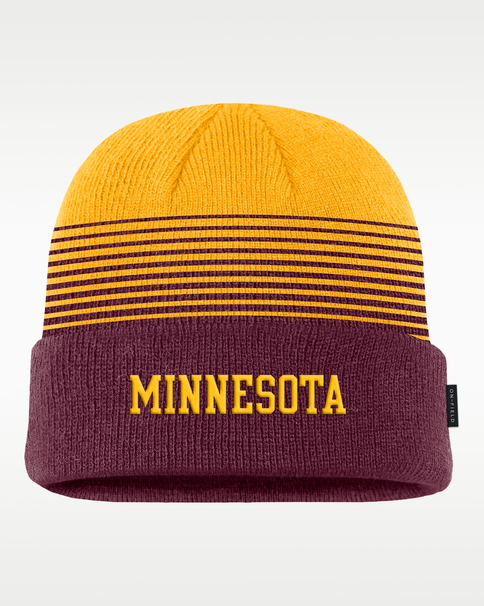 Minnesota Sideline Terra Men's Nike College Cuffed Beanie - Deep Maroon