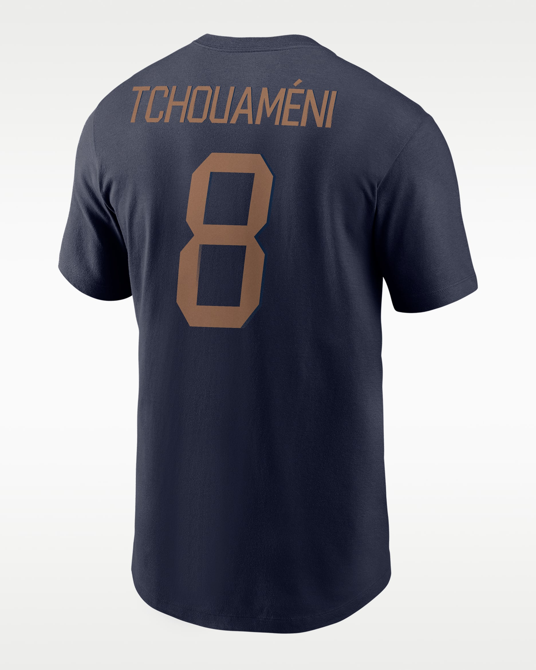 Aurélien Tchouaméni FFF Men's Nike Soccer T-Shirt - College Navy