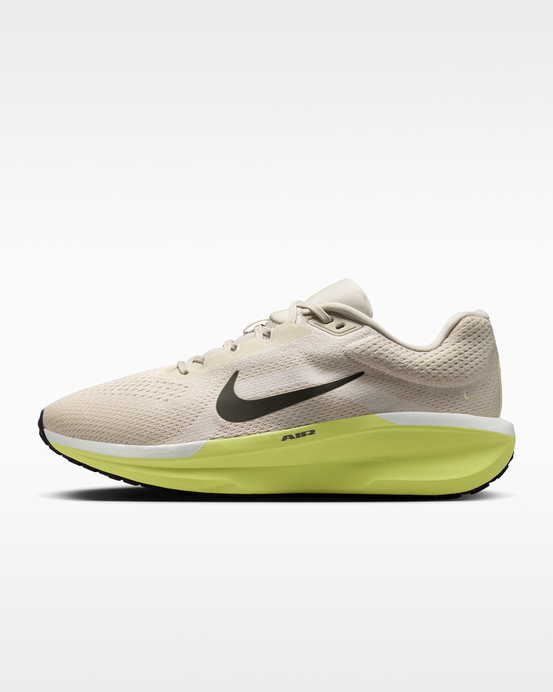 Nike Winflo 11 Men's Road Running Shoes - Light Orewood Brown/Summit White/Light Lemon Twist/Sequoia