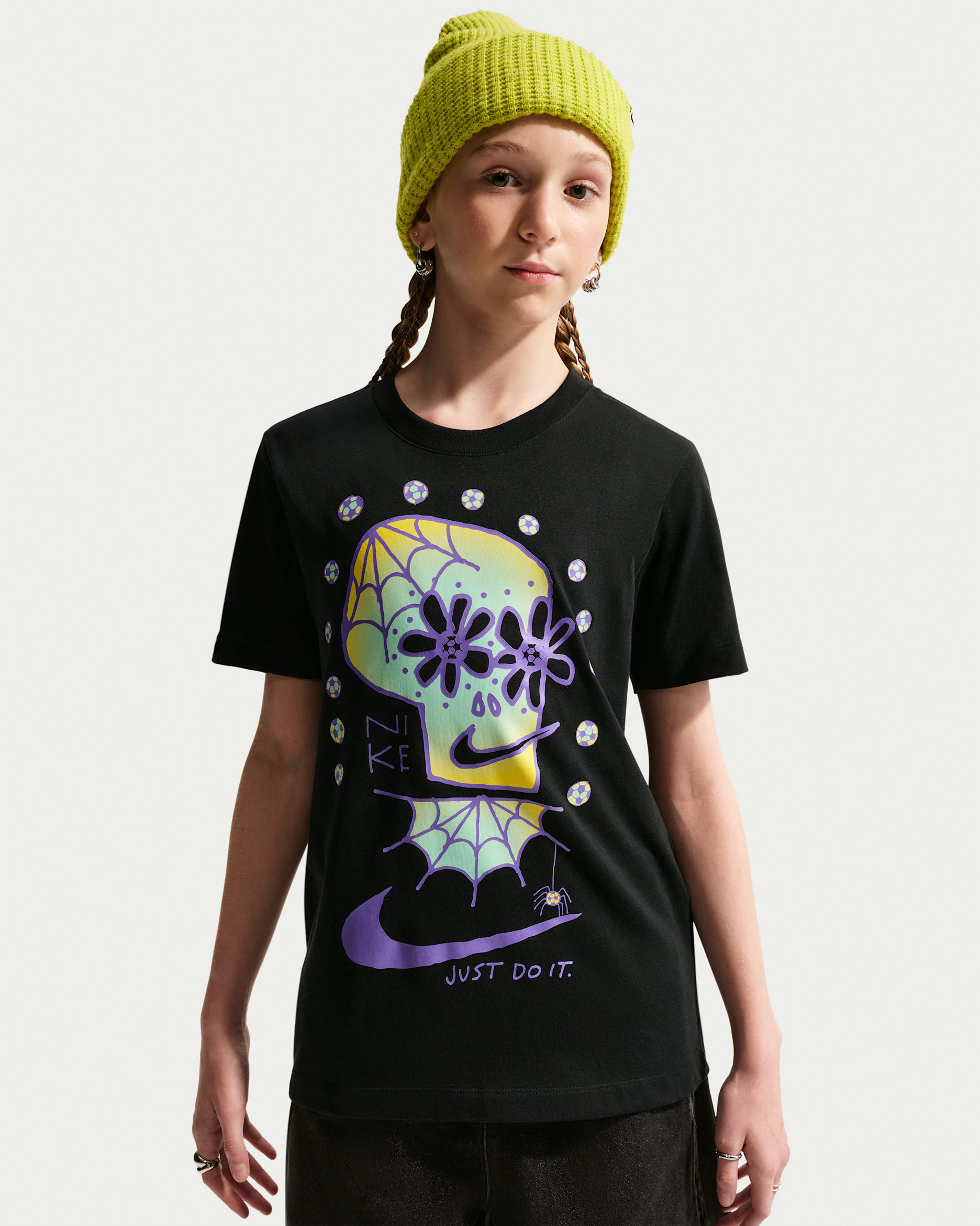 Nike Sportswear Big Kids' T-Shirt - Black