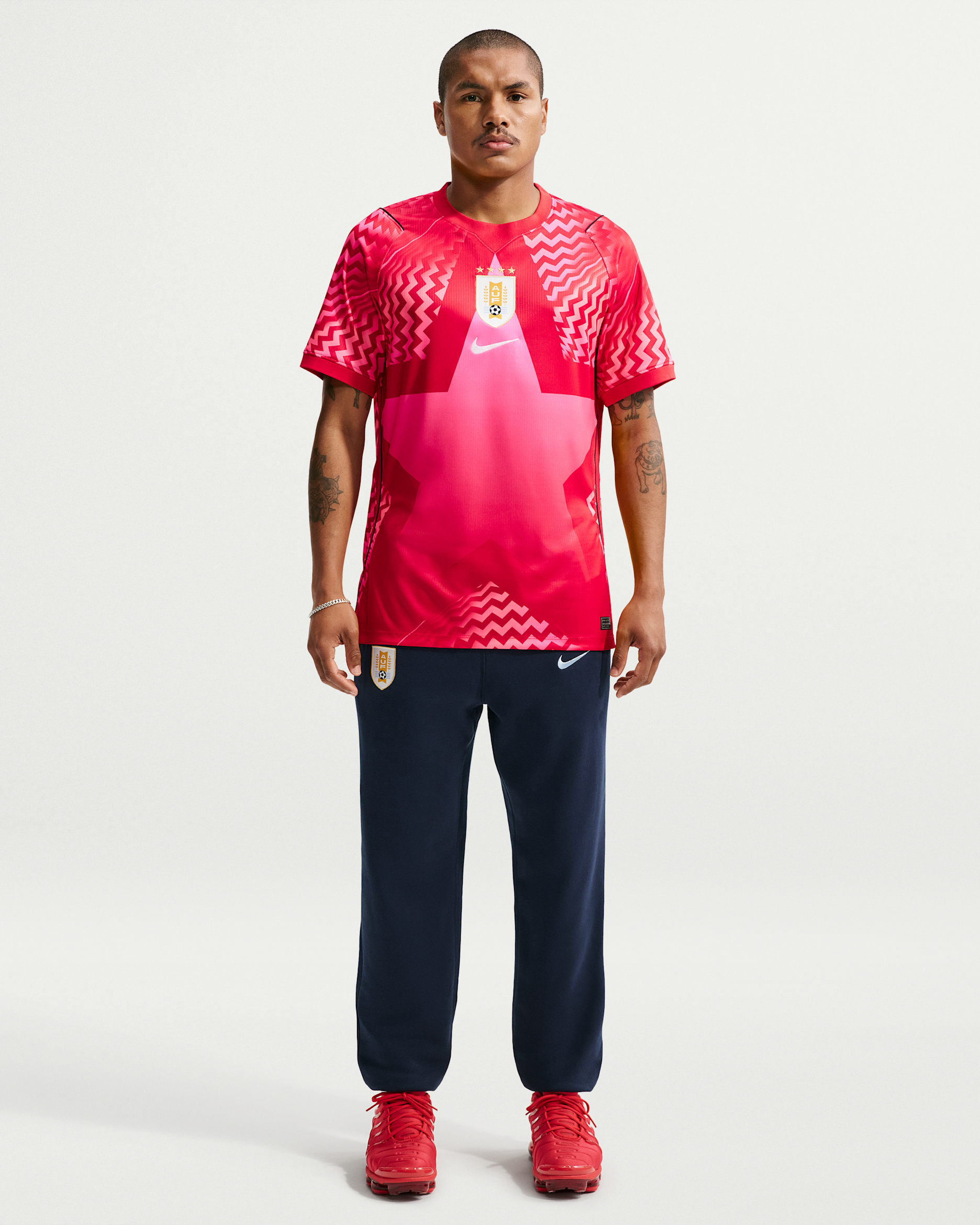 Pants de fútbol Nike de tejido Fleece para hombre Uruguay Club - Obsidiana/Tinte royal