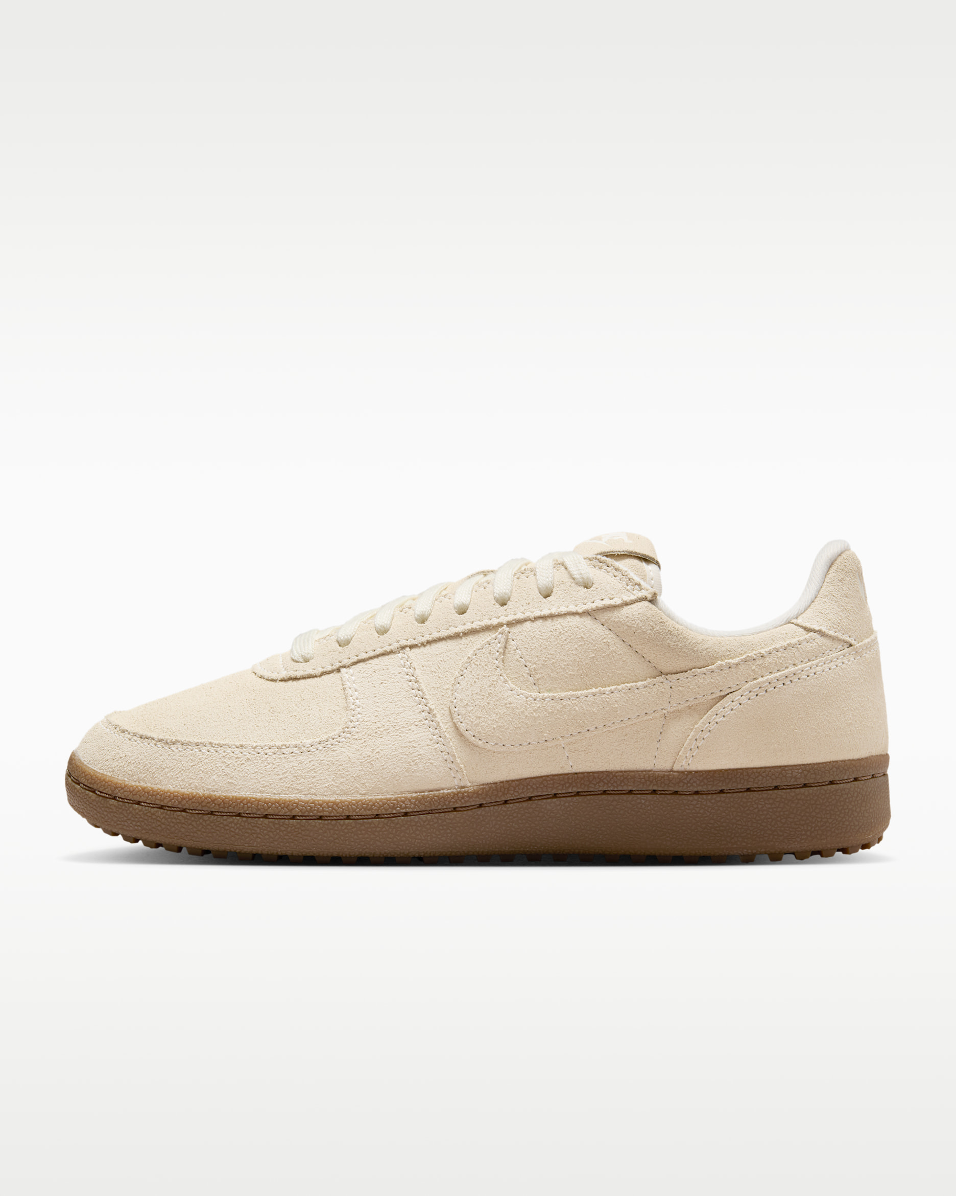 Nike Field General Suede-sko til kvinder - Soft Pearl/Gum Dark Brown/Soft Pearl