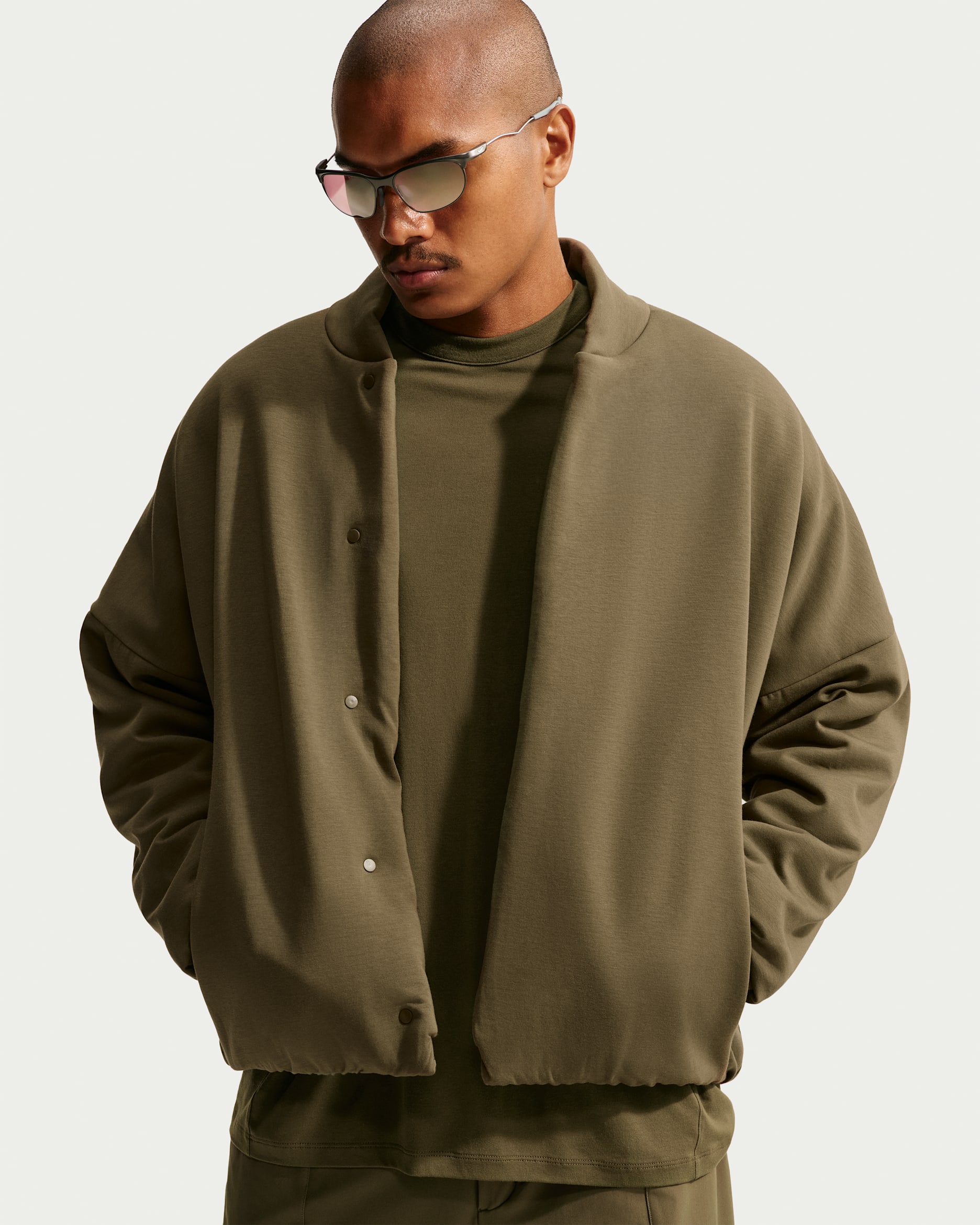 Nike 24.7 ImpossiblySoft Plush Men's Therma-FIT Jacket - Dark Hazel/Velvet Brown