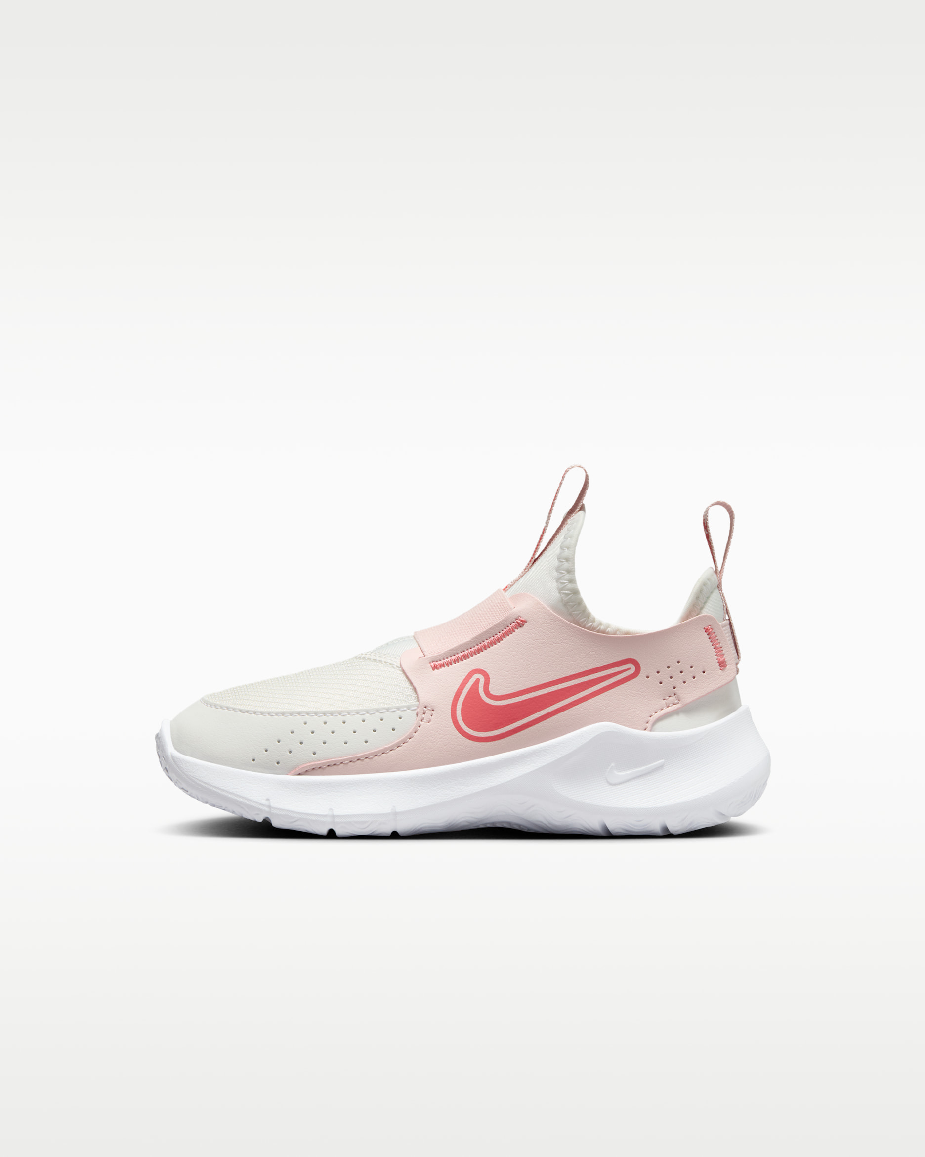 Nike Flex Runner 3 Younger Kids' Shoes - Summit White/Echo Pink/Magic Ember
