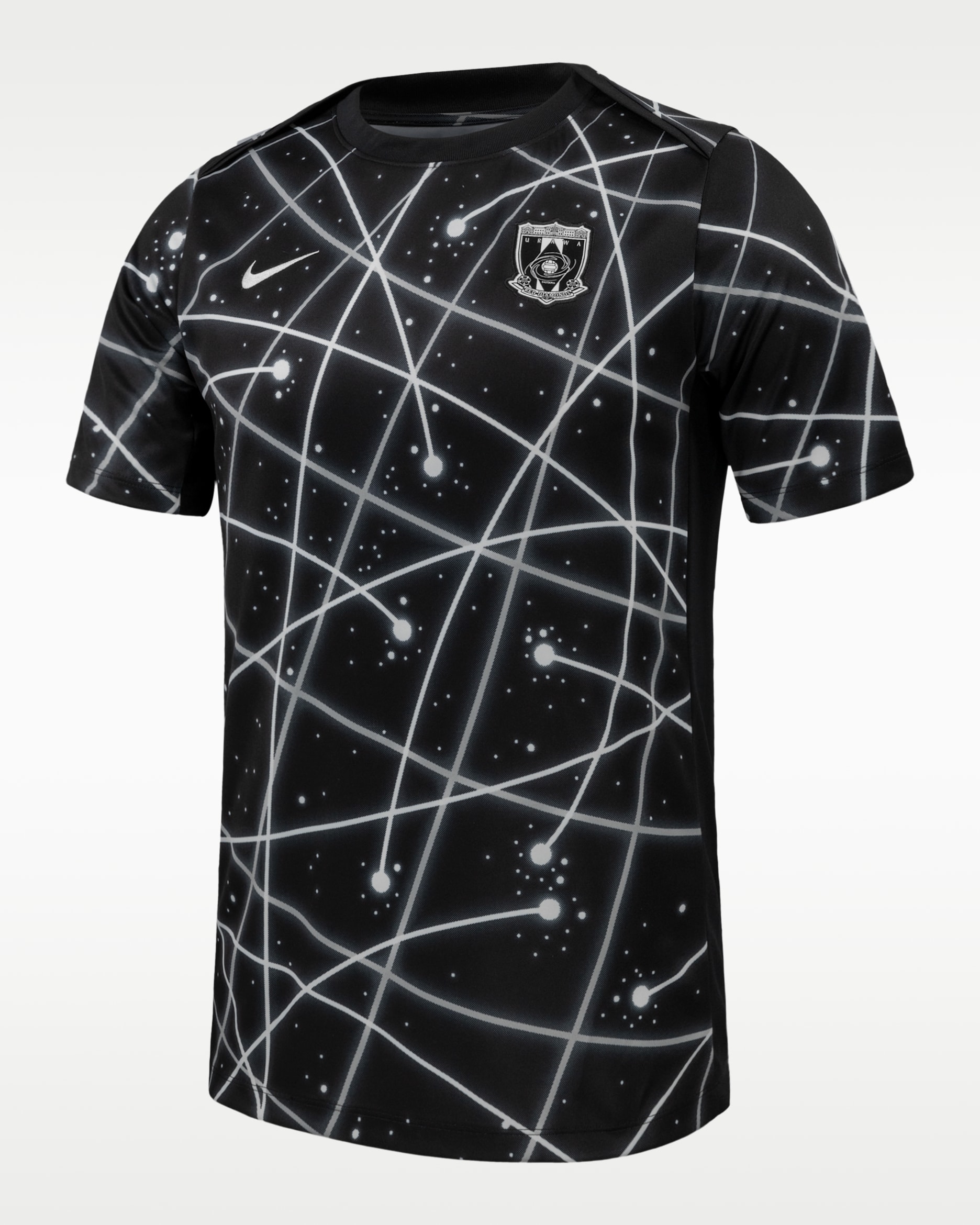 Playera de fútbol de manga corta para antes del partido Nike para hombre Urawa - Negro