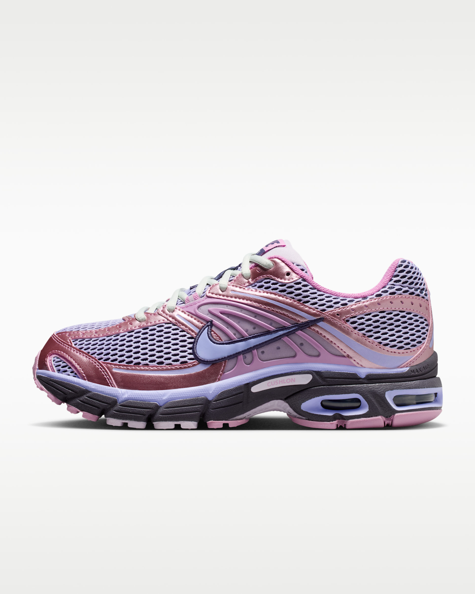 Nike Air Max Moto 2K Women's Shoes with Reflective Accents - Light Magenta/Doll/Dark Raisin/Purple Agate