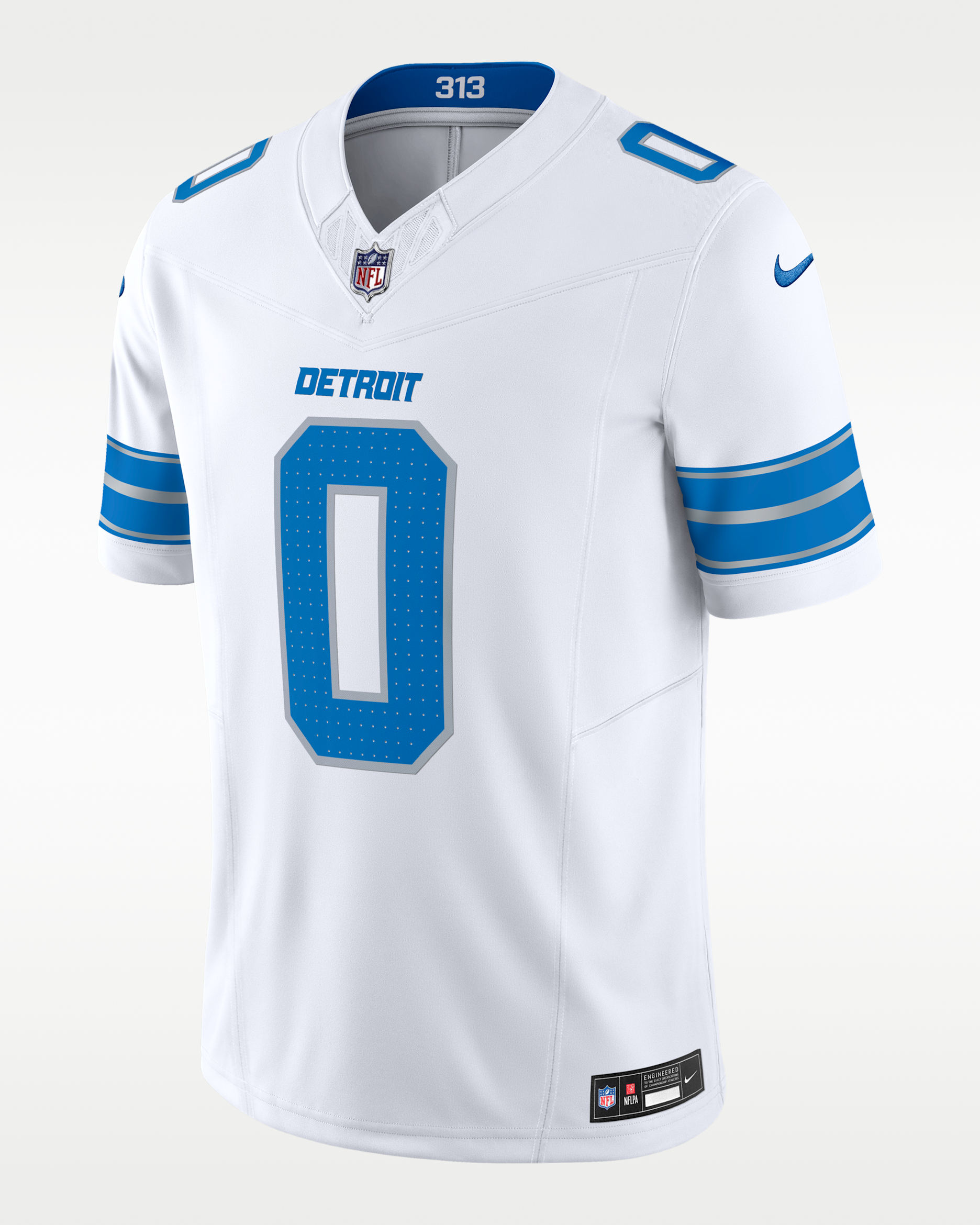 Jersey Nike Dri-FIT de la NFL Limited para hombre Jahmyr Gibbs Detroit Lions - Blanco