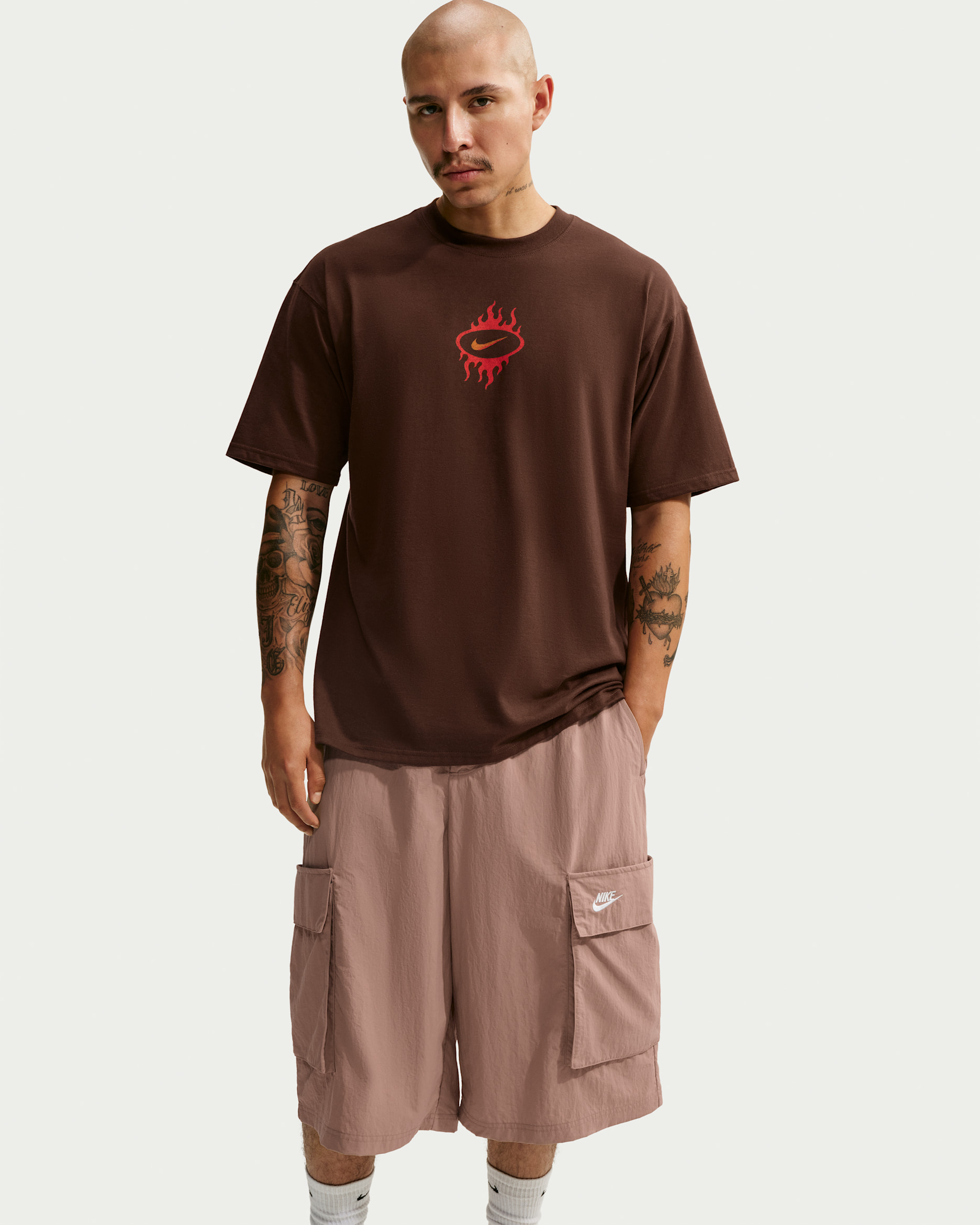 Nike Sportswear Men's T-Shirt - Cacao Wow