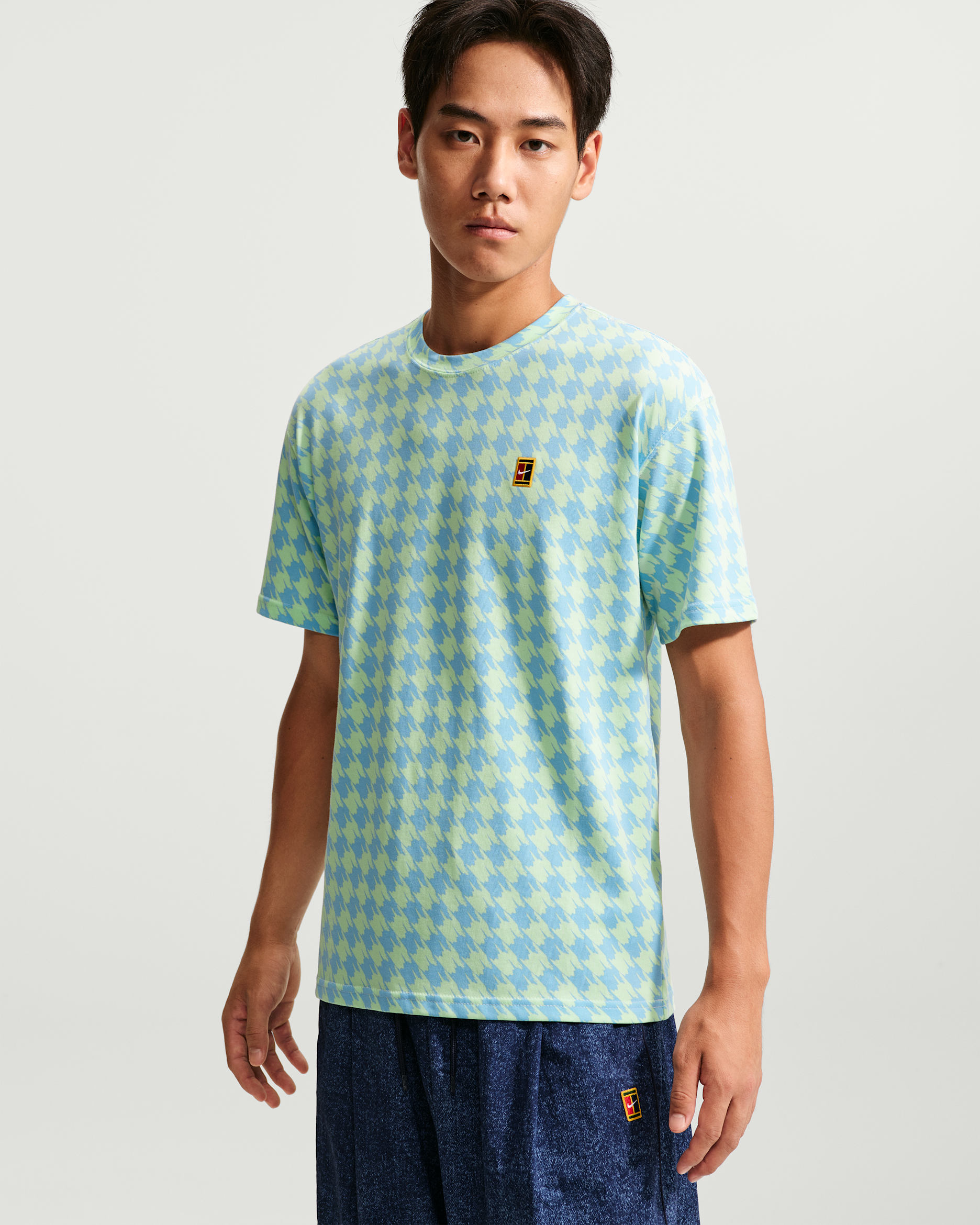 Nike Club Rules T-Shirt - Football Blue/Light Liquid Lime