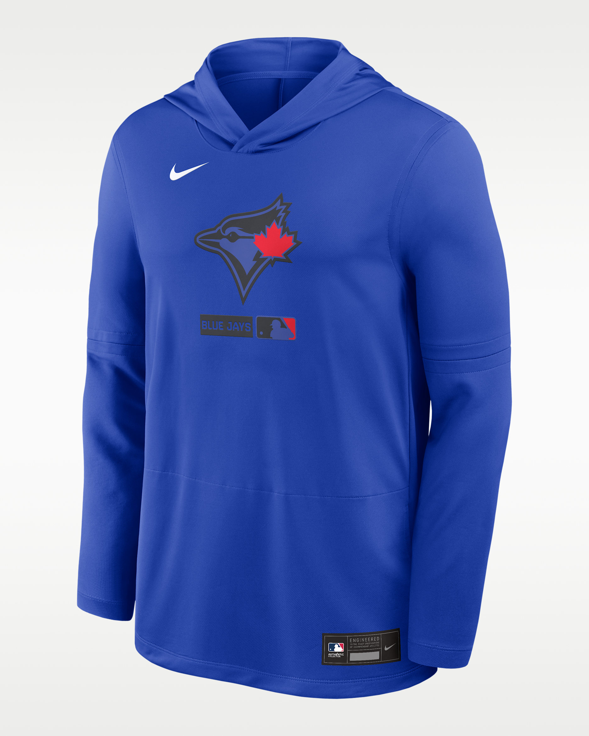 Toronto Blue Jays City Connect Men's Nike Dri-FIT MLB Long-Sleeve Hooded Top - Royal