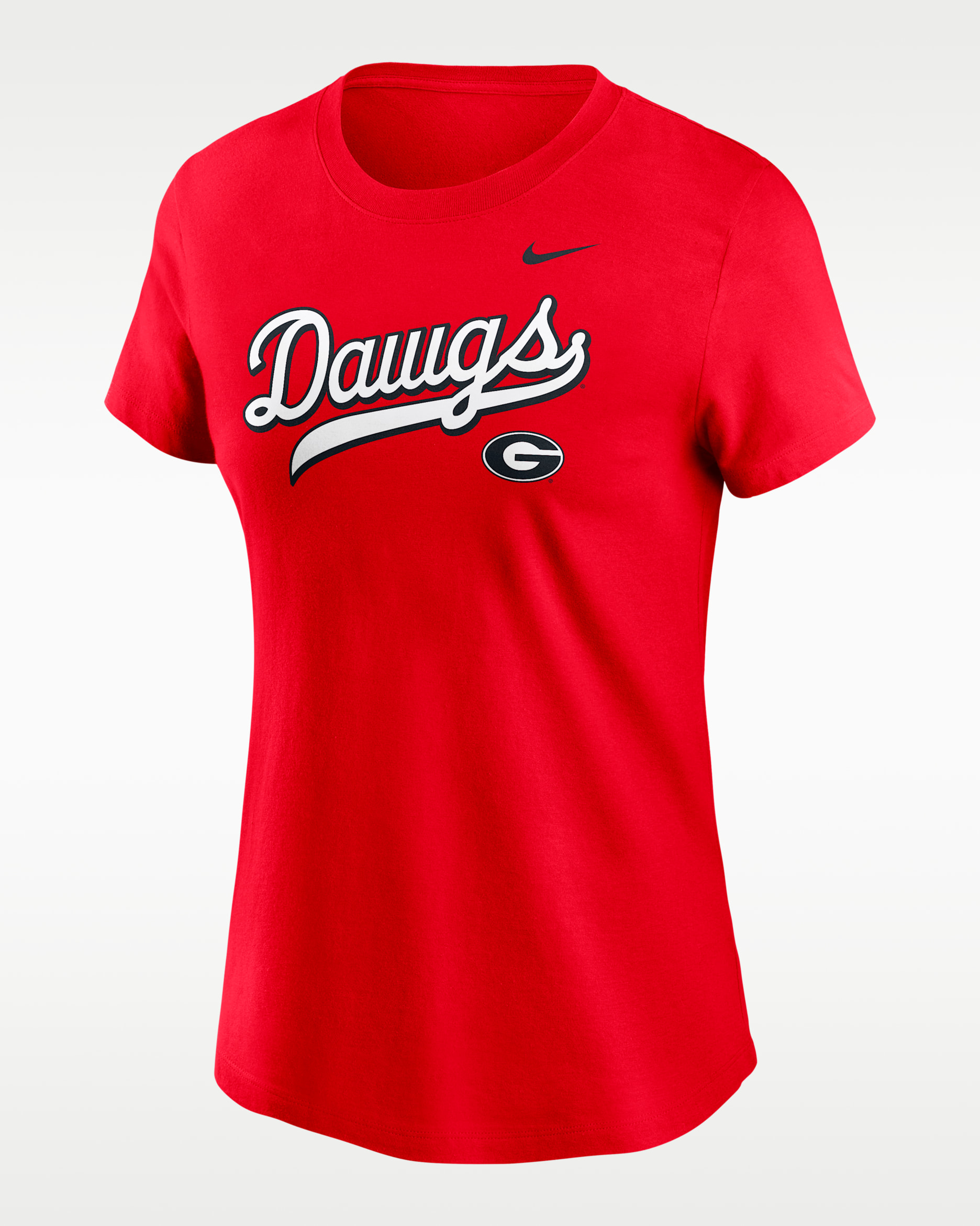 Georgia Athletic Prep Arch Local Script Women's Nike College T-Shirt - Red